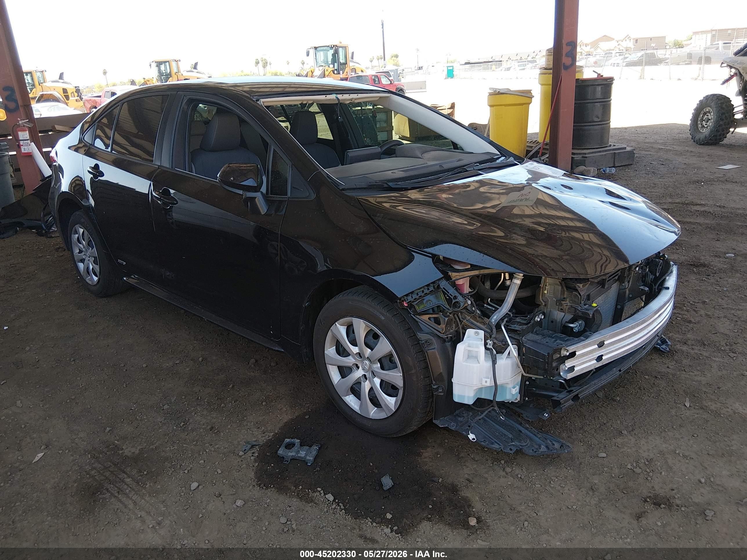 2024 Toyota Corolla Hybrid Le Черный vin: JTDBDMHE5RJ010776