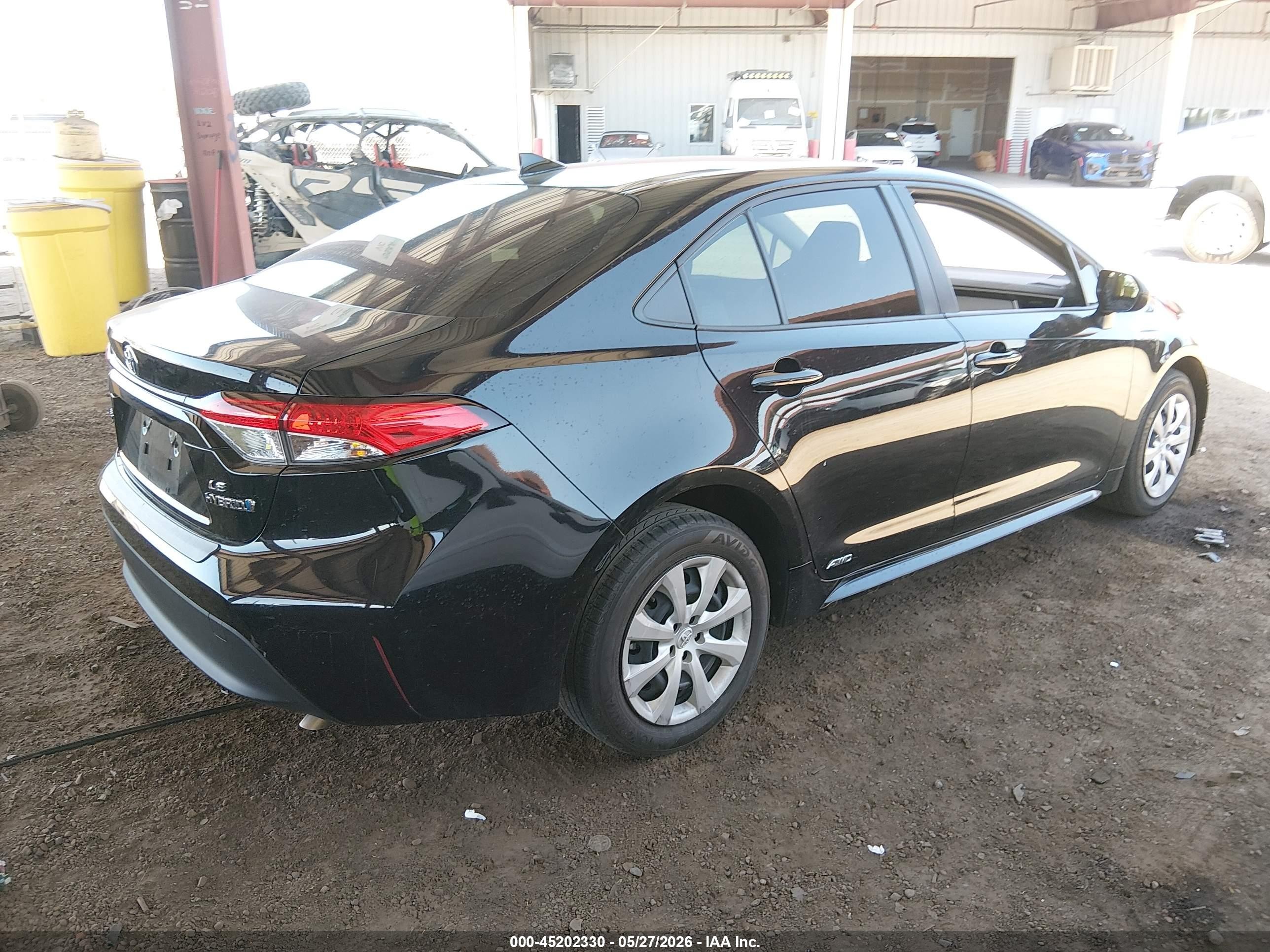 2024 Toyota Corolla Hybrid Le Черный vin: JTDBDMHE5RJ010776