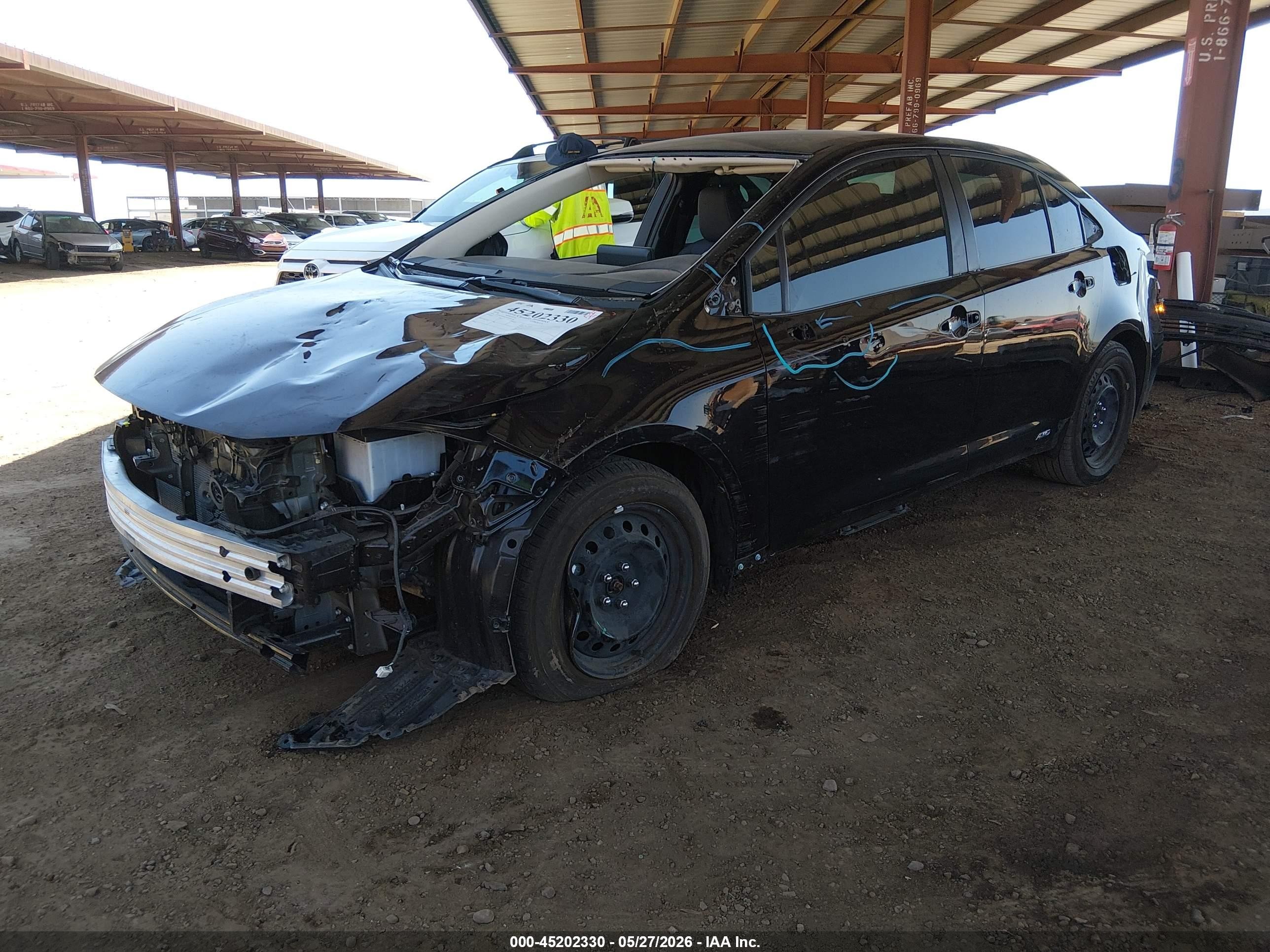 2024 Toyota Corolla Hybrid Le Черный vin: JTDBDMHE5RJ010776