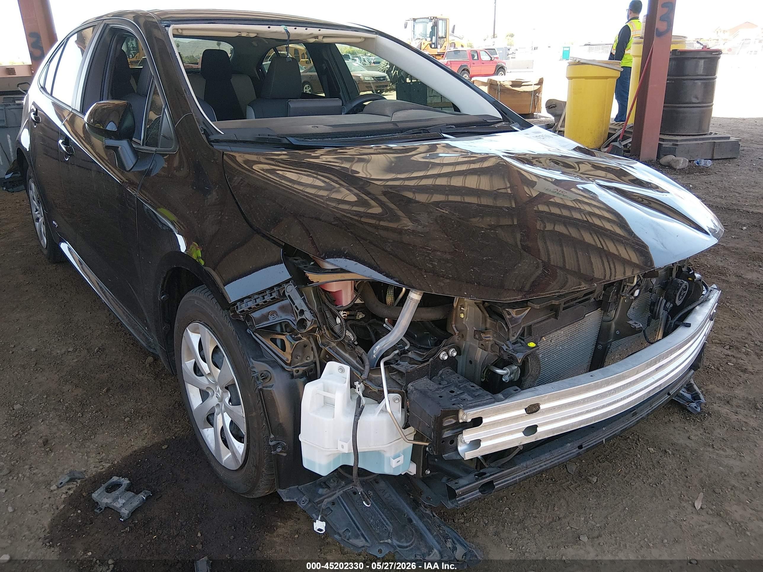 2024 Toyota Corolla Hybrid Le Черный vin: JTDBDMHE5RJ010776
