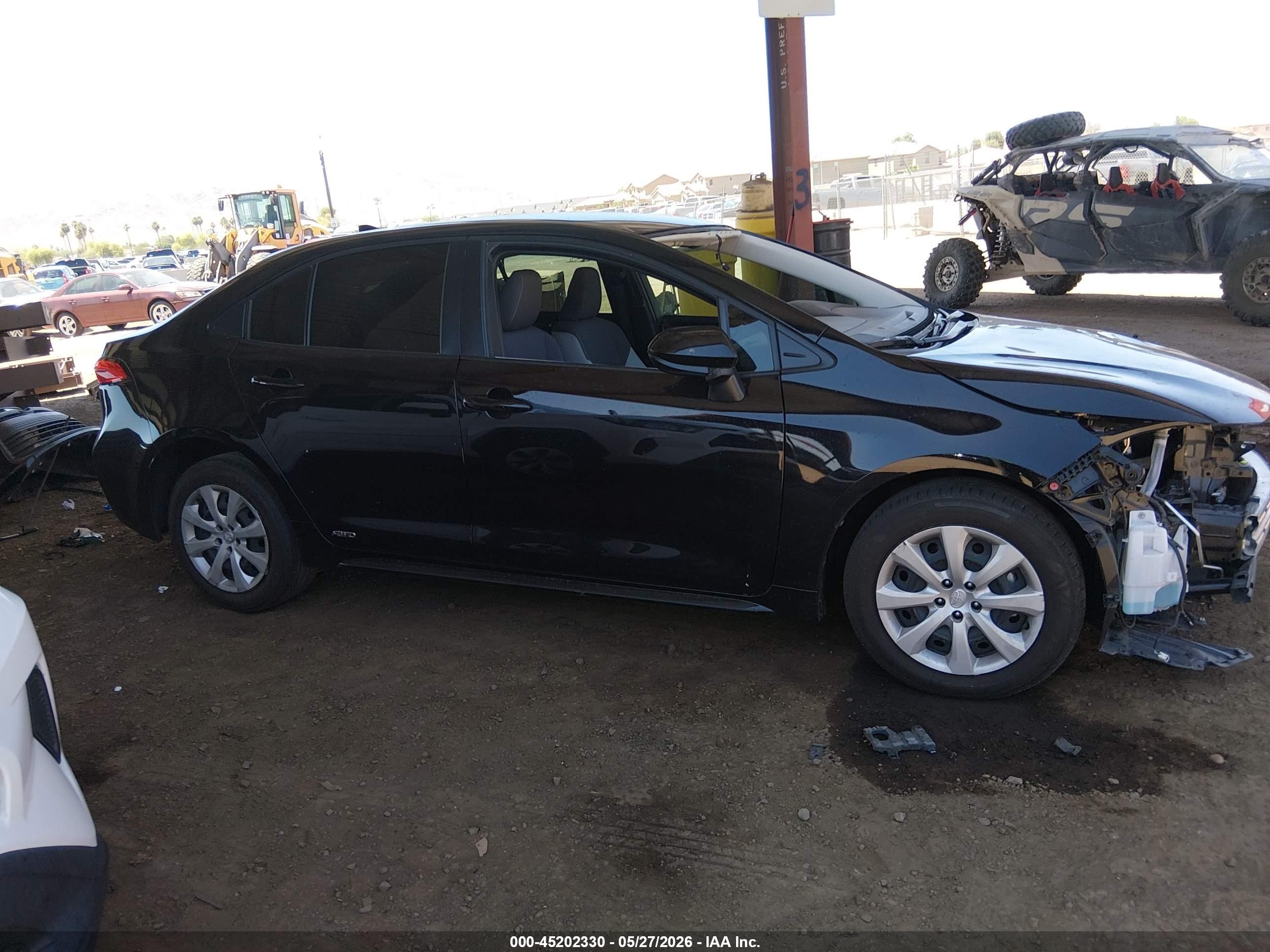 2024 Toyota Corolla Hybrid Le Черный vin: JTDBDMHE5RJ010776
