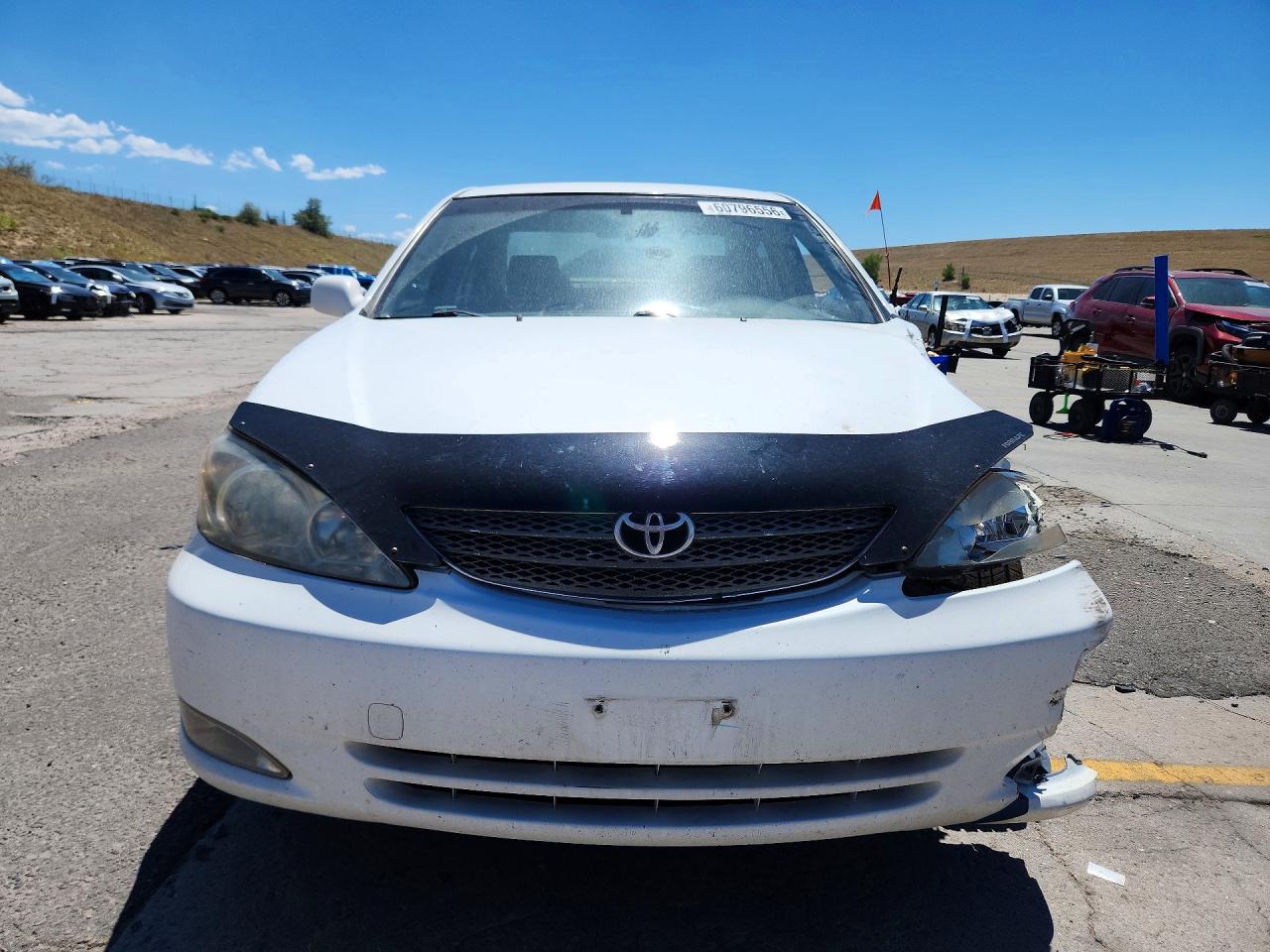 2002 Toyota Camry Se White vin: JTDBE30K320048835