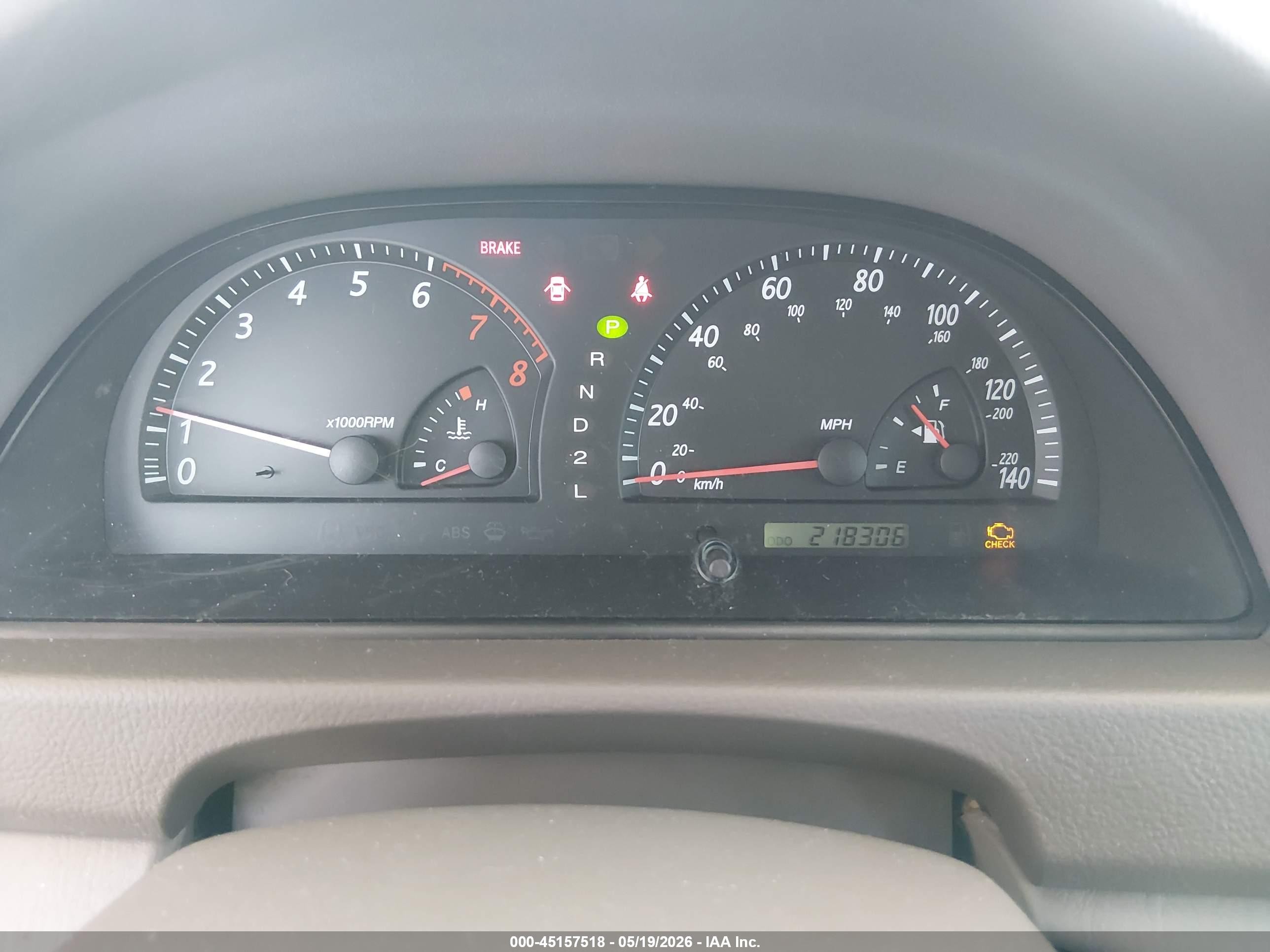 2003 Toyota Camry Xle Gray vin: JTDBE30K330163145
