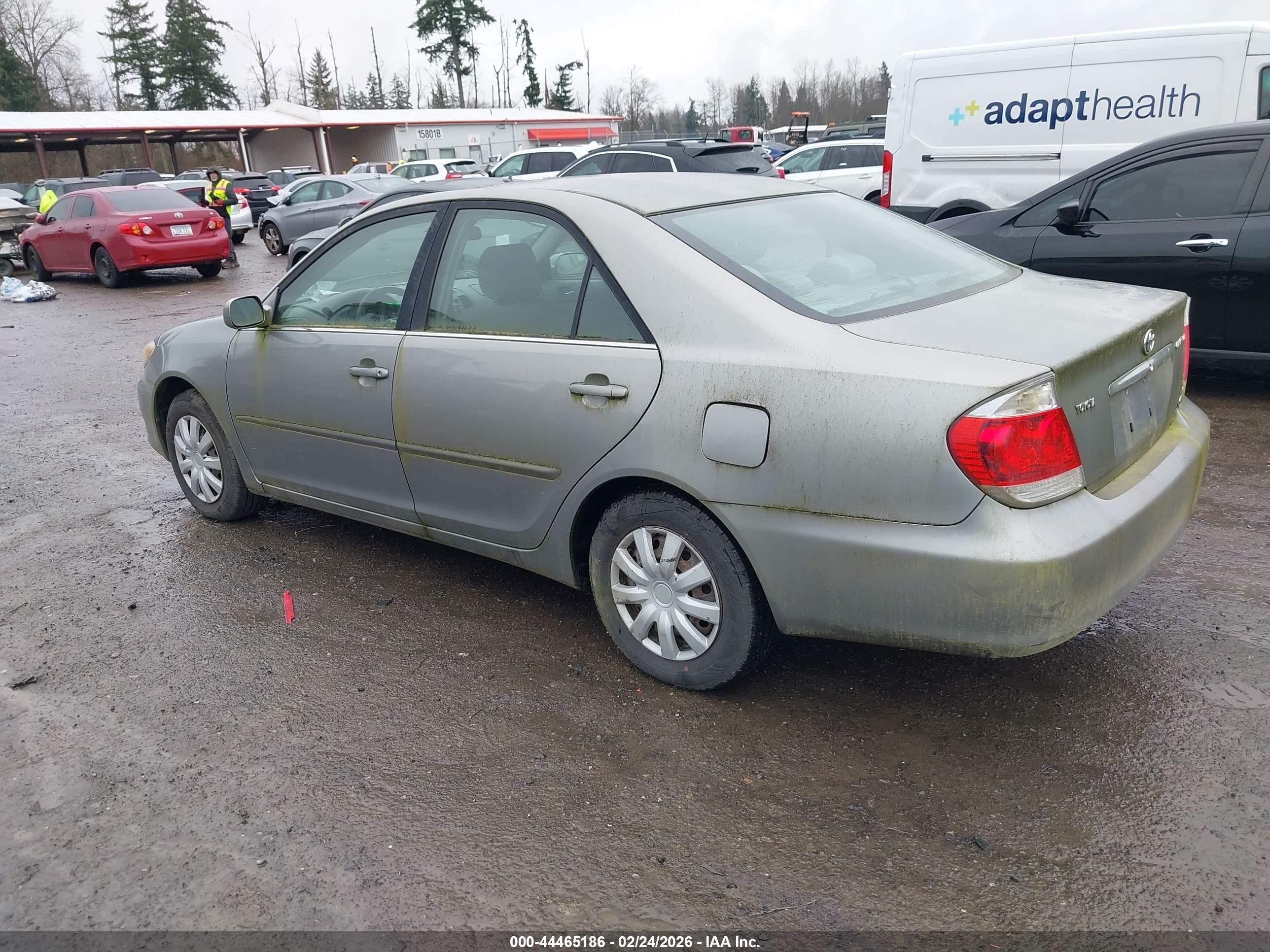2005 Toyota Camry Le Silver vin: JTDBE30K353024974