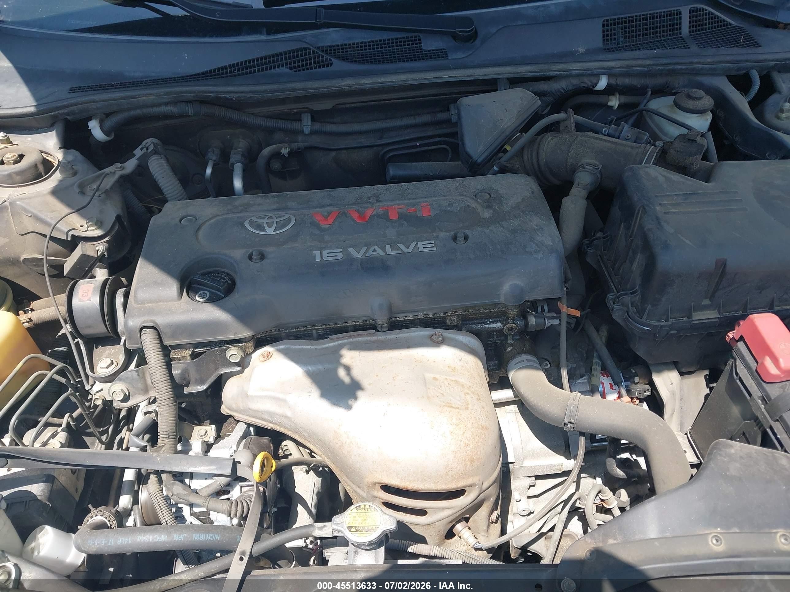 2005 Toyota Camry Le Black vin: JTDBE30K553033529