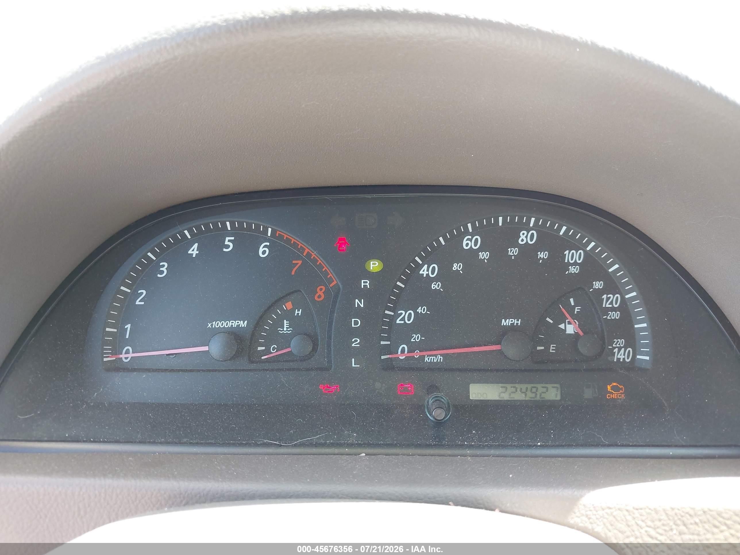 2003 Toyota Camry Xle Light Blue vin: JTDBE30K730183771