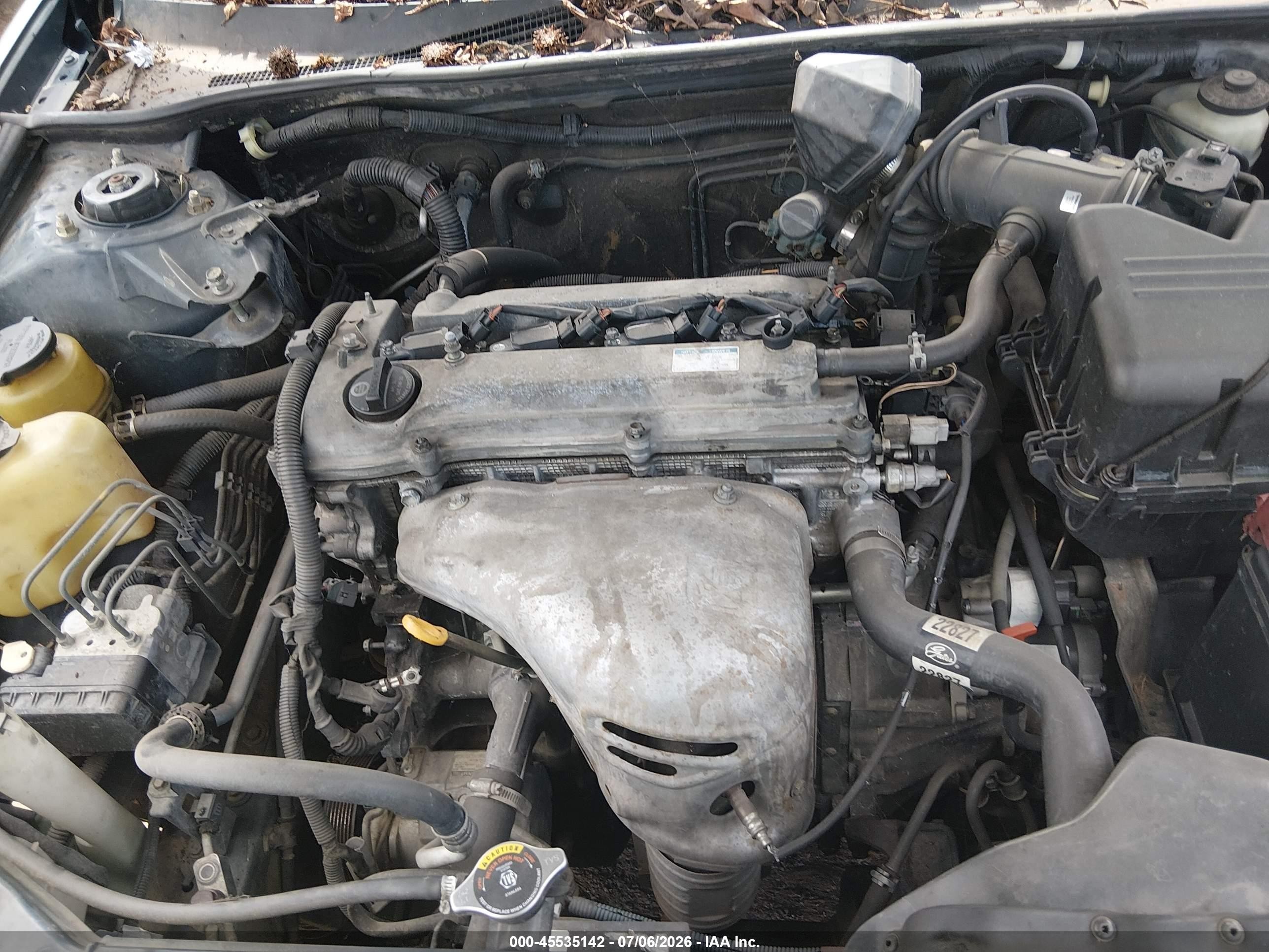 2003 Toyota Camry Xle Blue vin: JTDBE30KX30165314