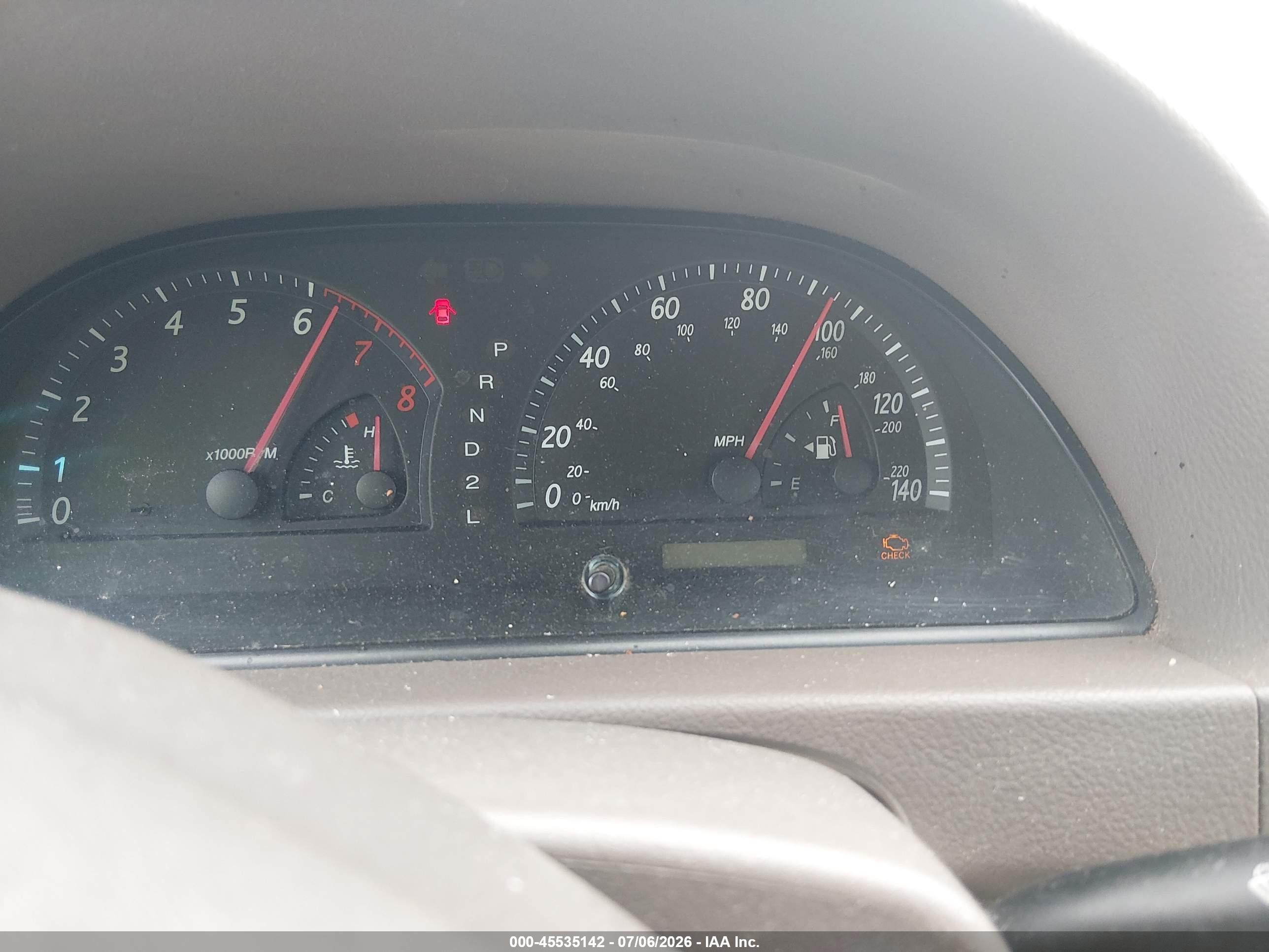 2003 Toyota Camry Xle Blue vin: JTDBE30KX30165314