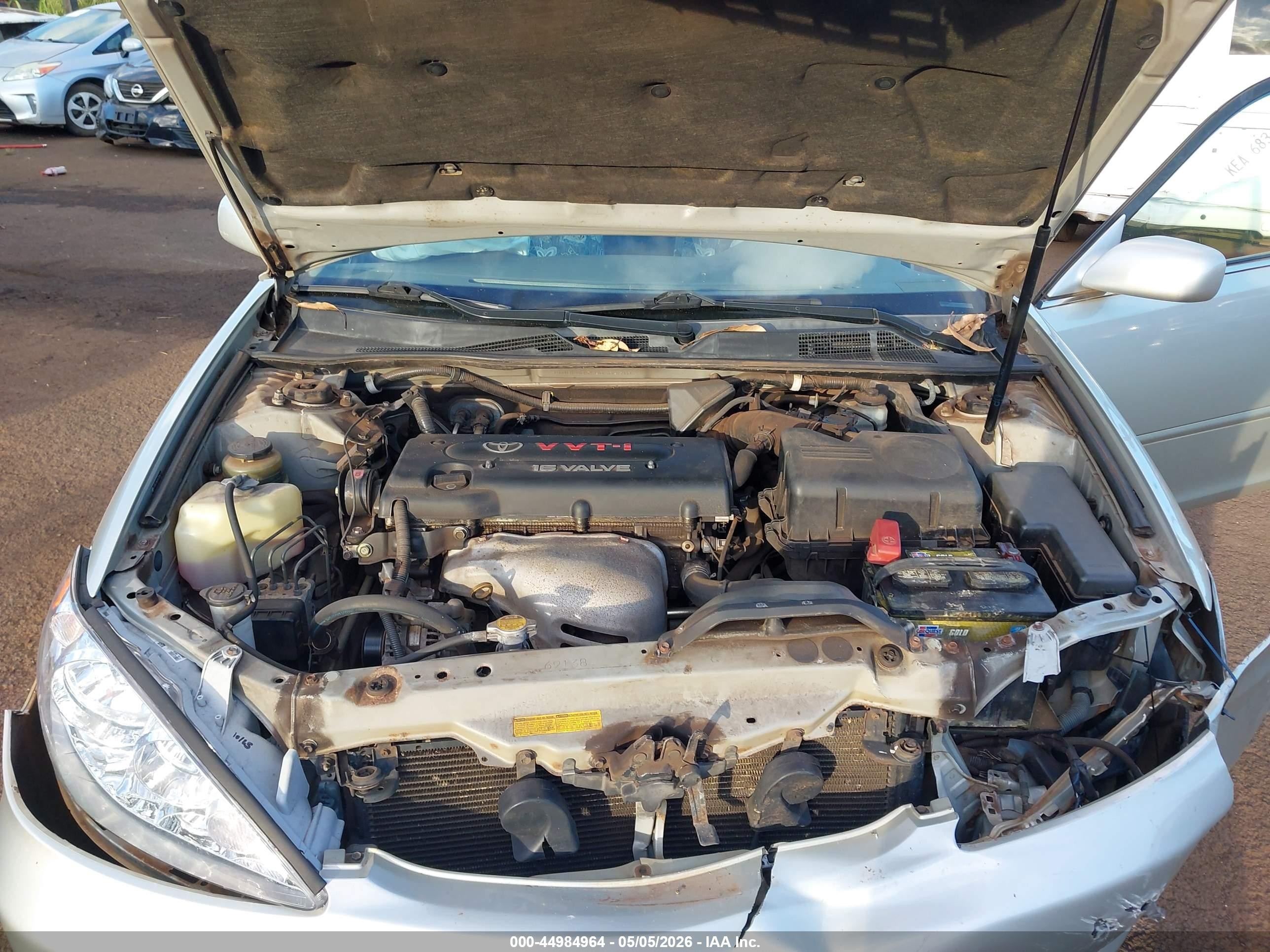 2005 Toyota Camry Le/se/xle Silver vin: JTDBE30KX50305610