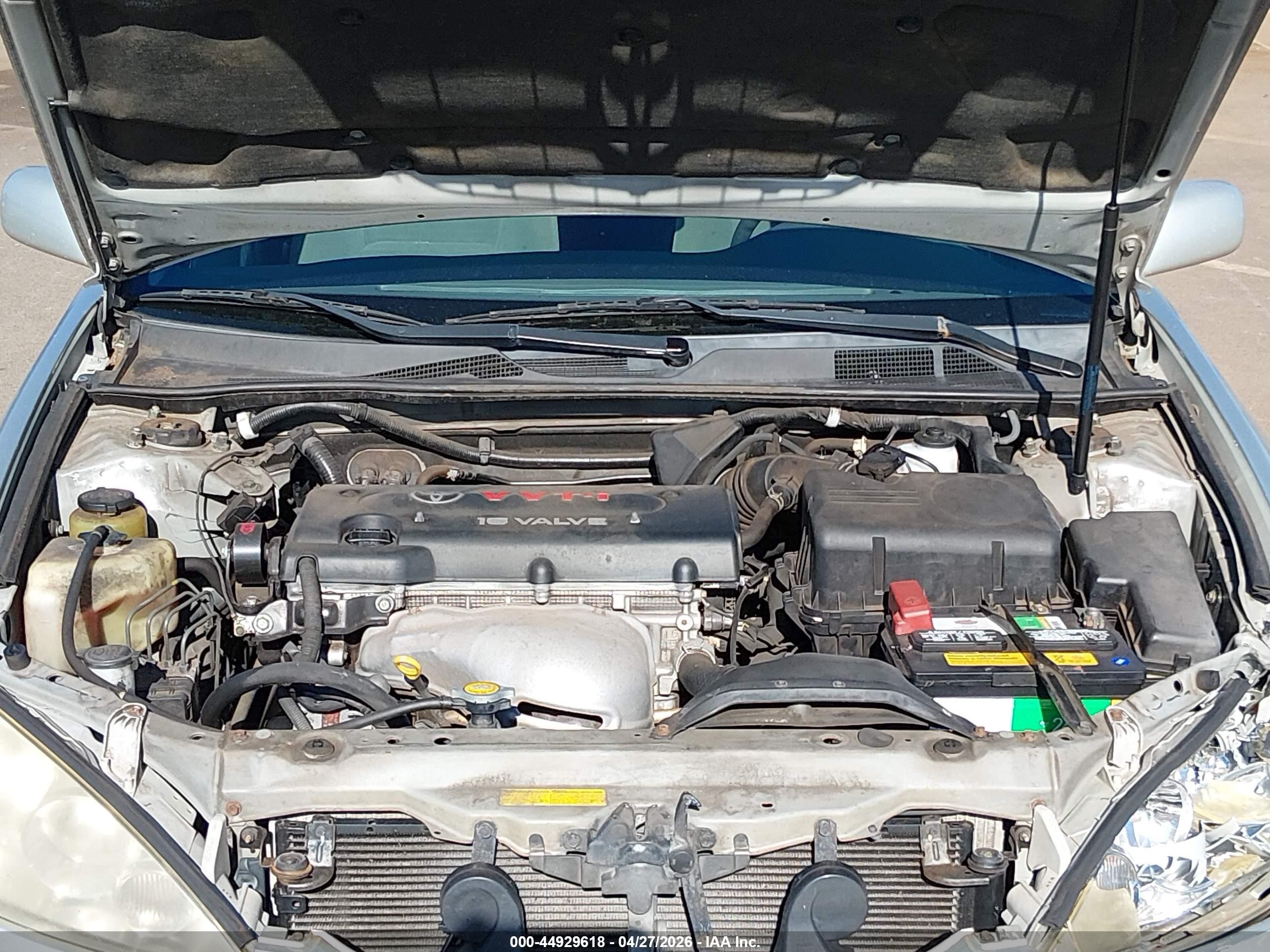 2005 Toyota Camry Le/se/xle Gray vin: JTDBE30KX53010716