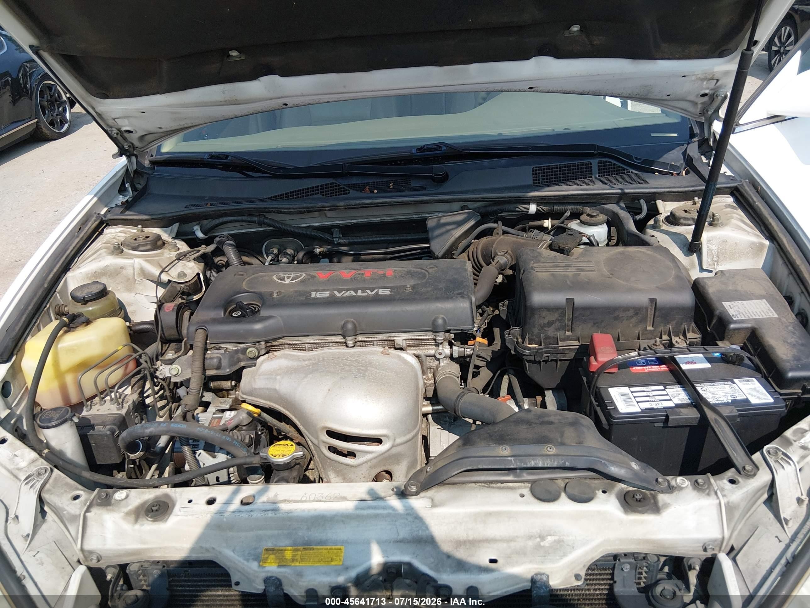 2006 Toyota Camry Le White vin: JTDBE30KX63045936