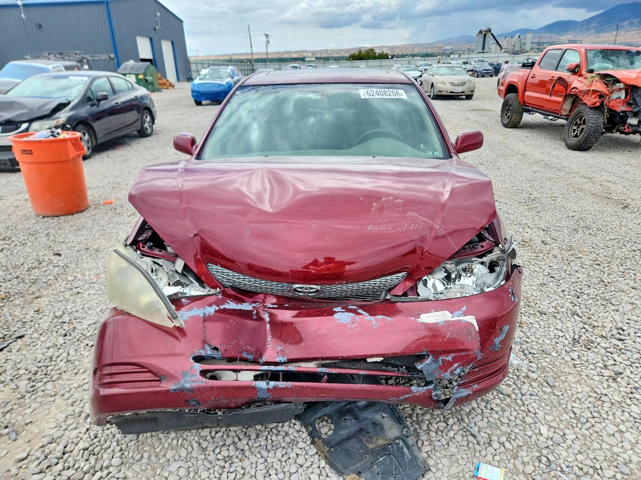 2002 Toyota Camry Le Burgundy vin: JTDBE32K020039264