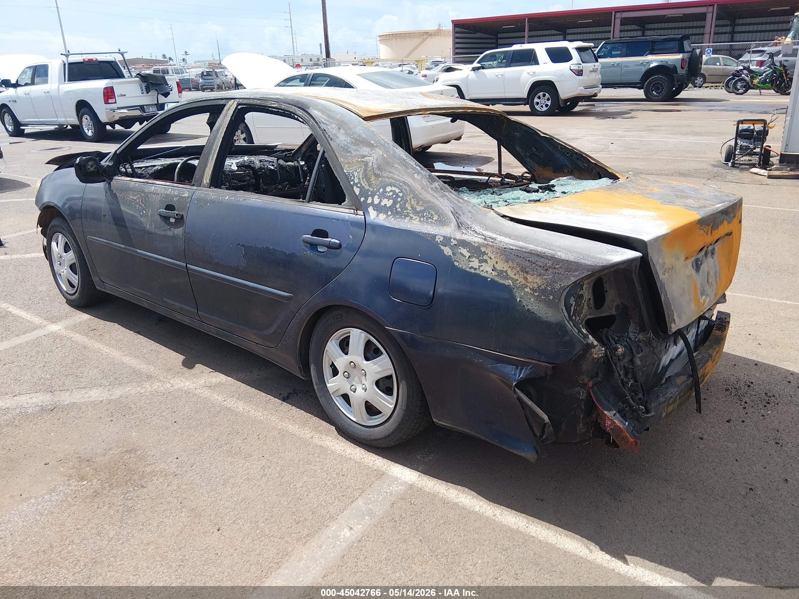 2002 Toyota Camry Le/se/xle Blue vin: JTDBE32K020054489