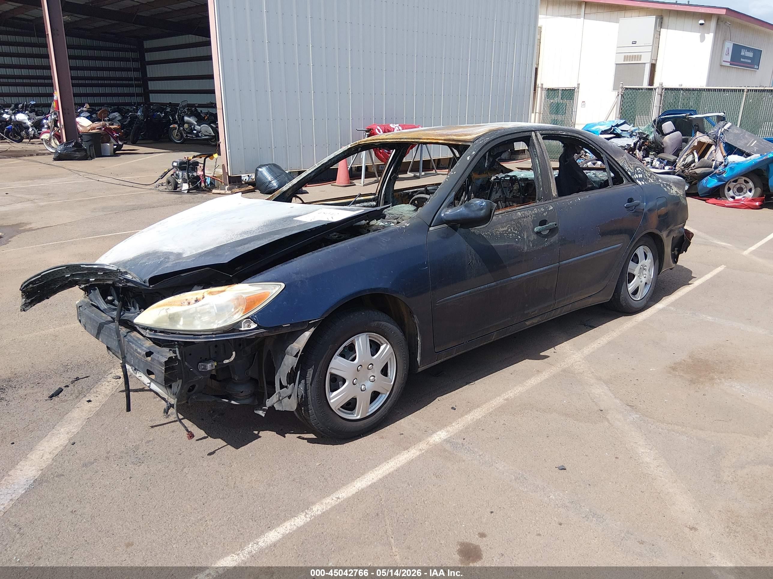 2002 Toyota Camry Le/se/xle Blue vin: JTDBE32K020054489