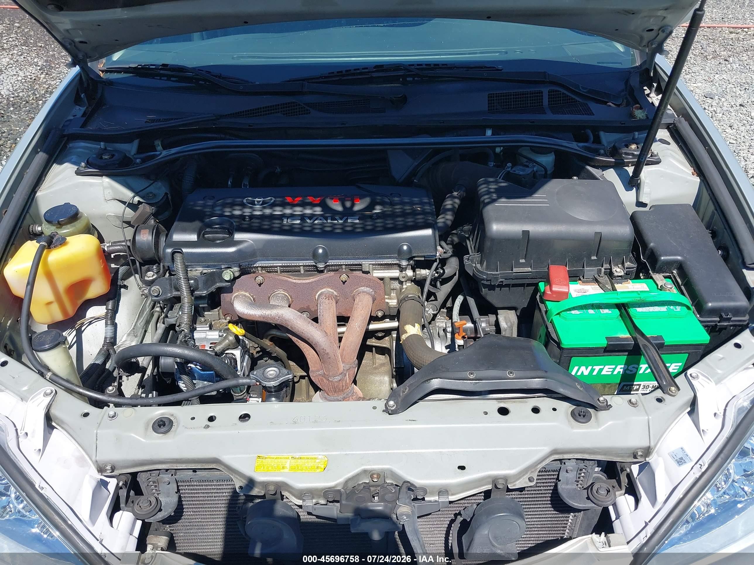 2002 Toyota Camry Se Silver vin: JTDBE32K020069946