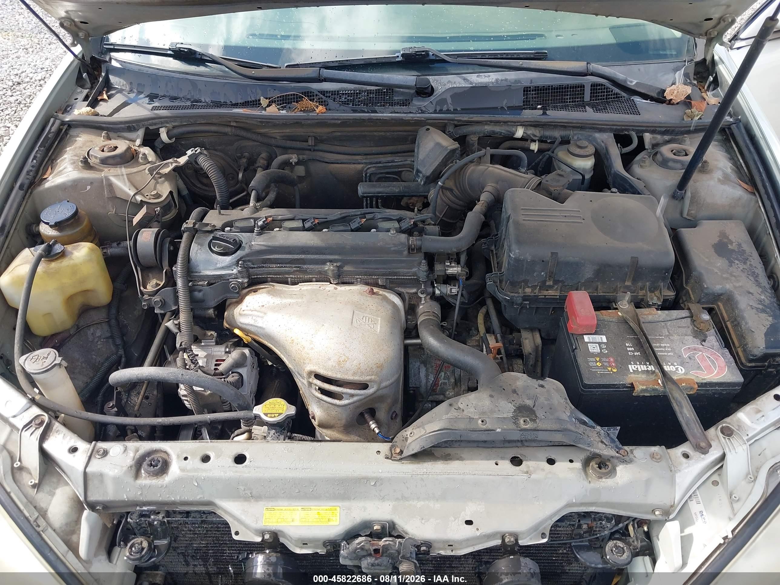 2002 Toyota Camry Le Silver vin: JTDBE32K020104016