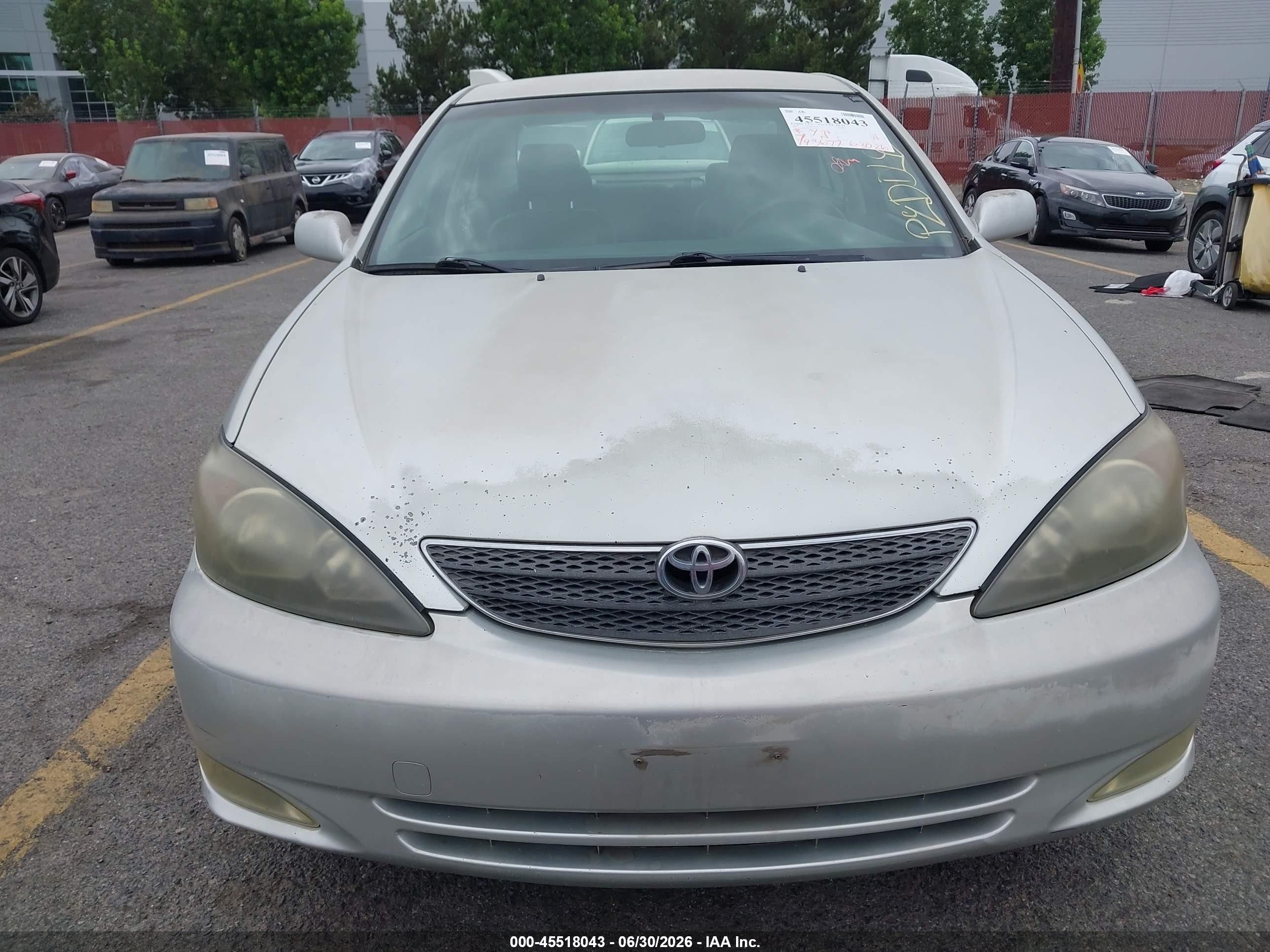 2003 Toyota Camry Se Серебряный vin: JTDBE32K030149975