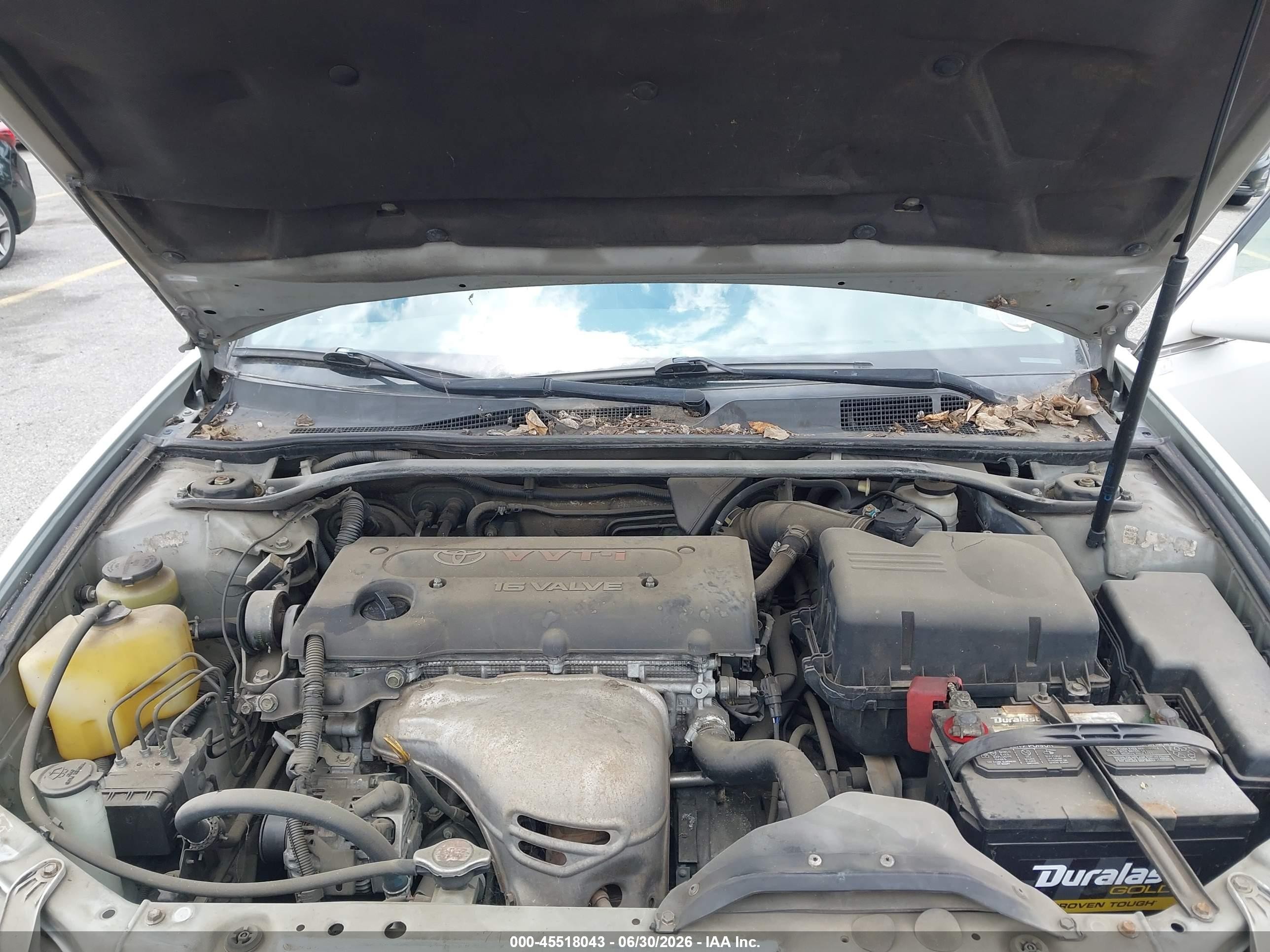 2003 Toyota Camry Se Серебряный vin: JTDBE32K030149975