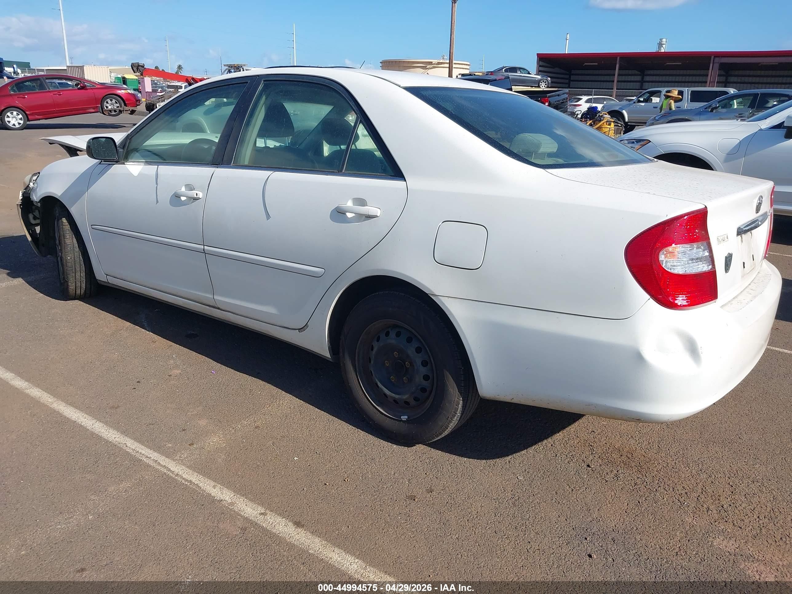 2003 Toyota Camry Le/se/xle Белый vin: JTDBE32K130167434