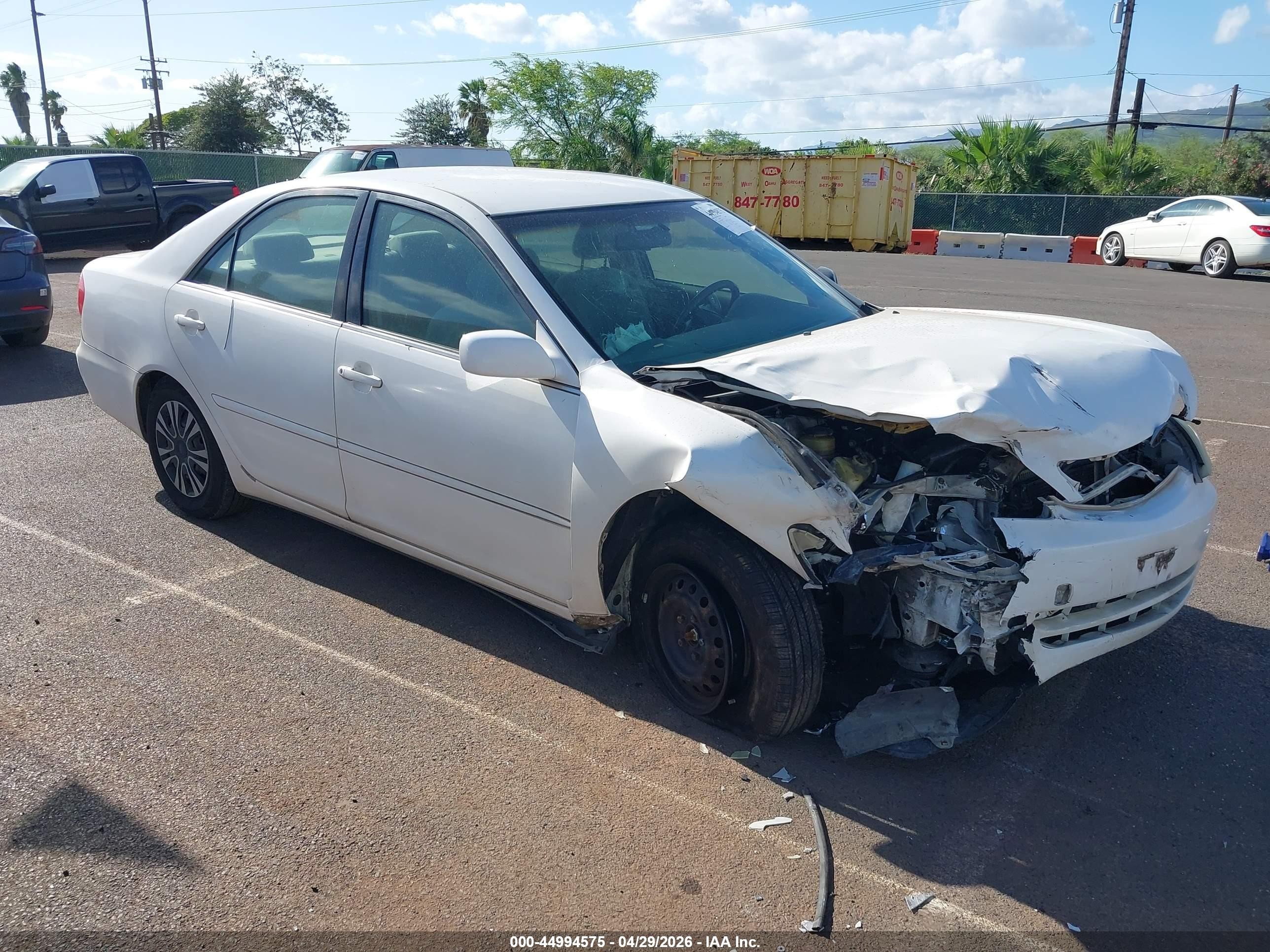 2003 Toyota Camry Le/se/xle Белый vin: JTDBE32K130167434