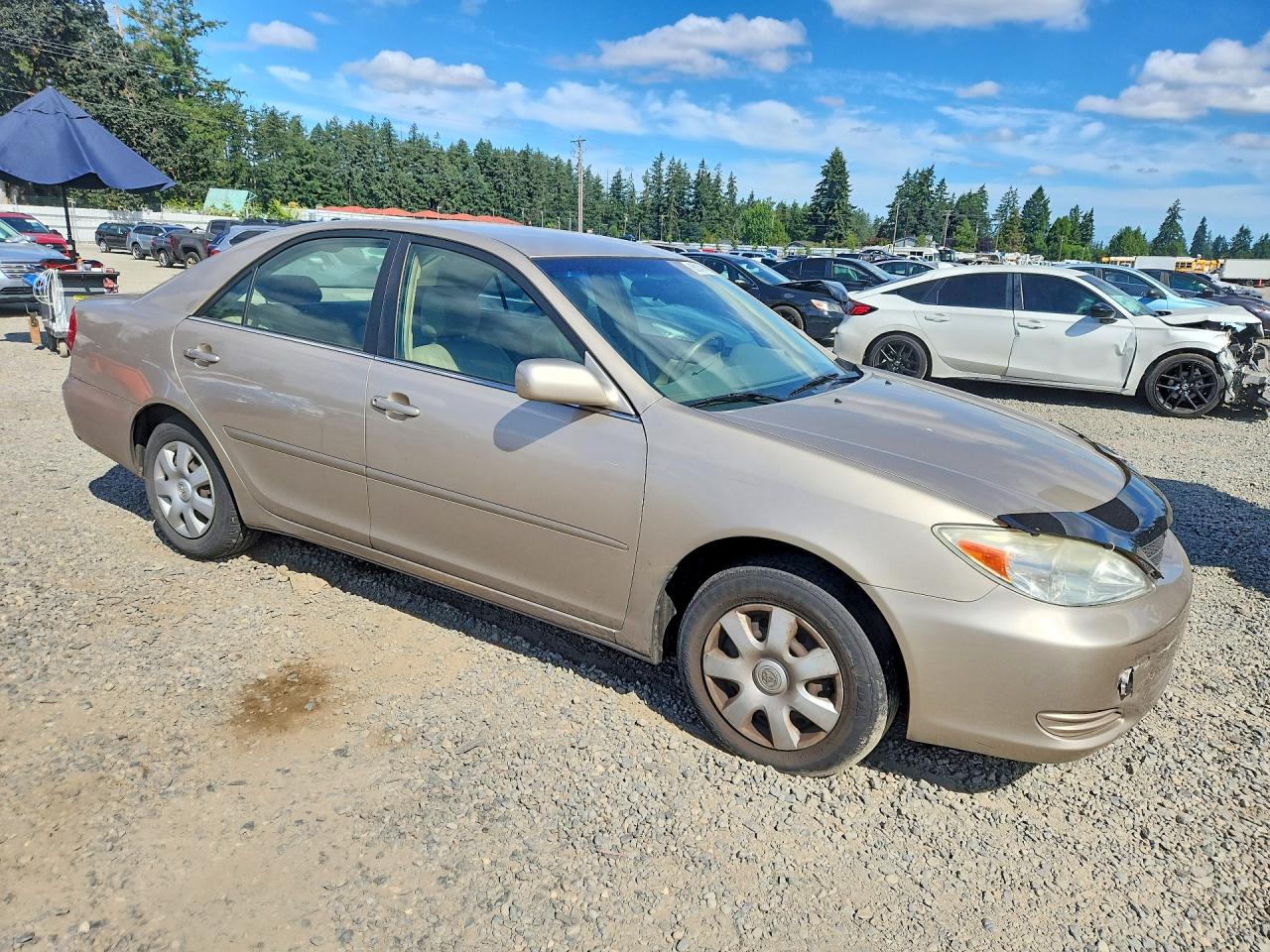 2003 Toyota Camry Le Beige vin: JTDBE32K130181138