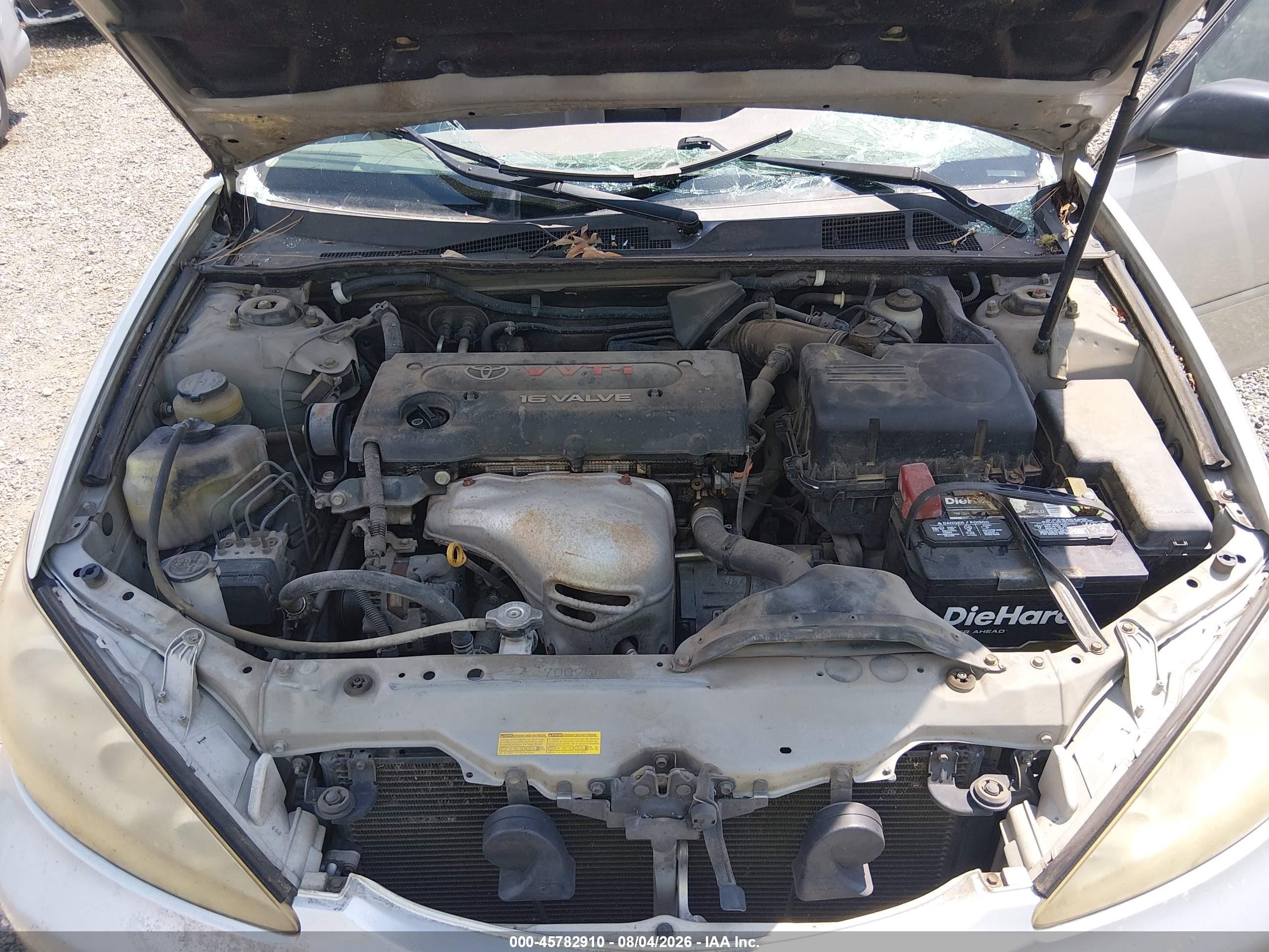 2005 Toyota Camry Std Серебряный vin: JTDBE32K153006048