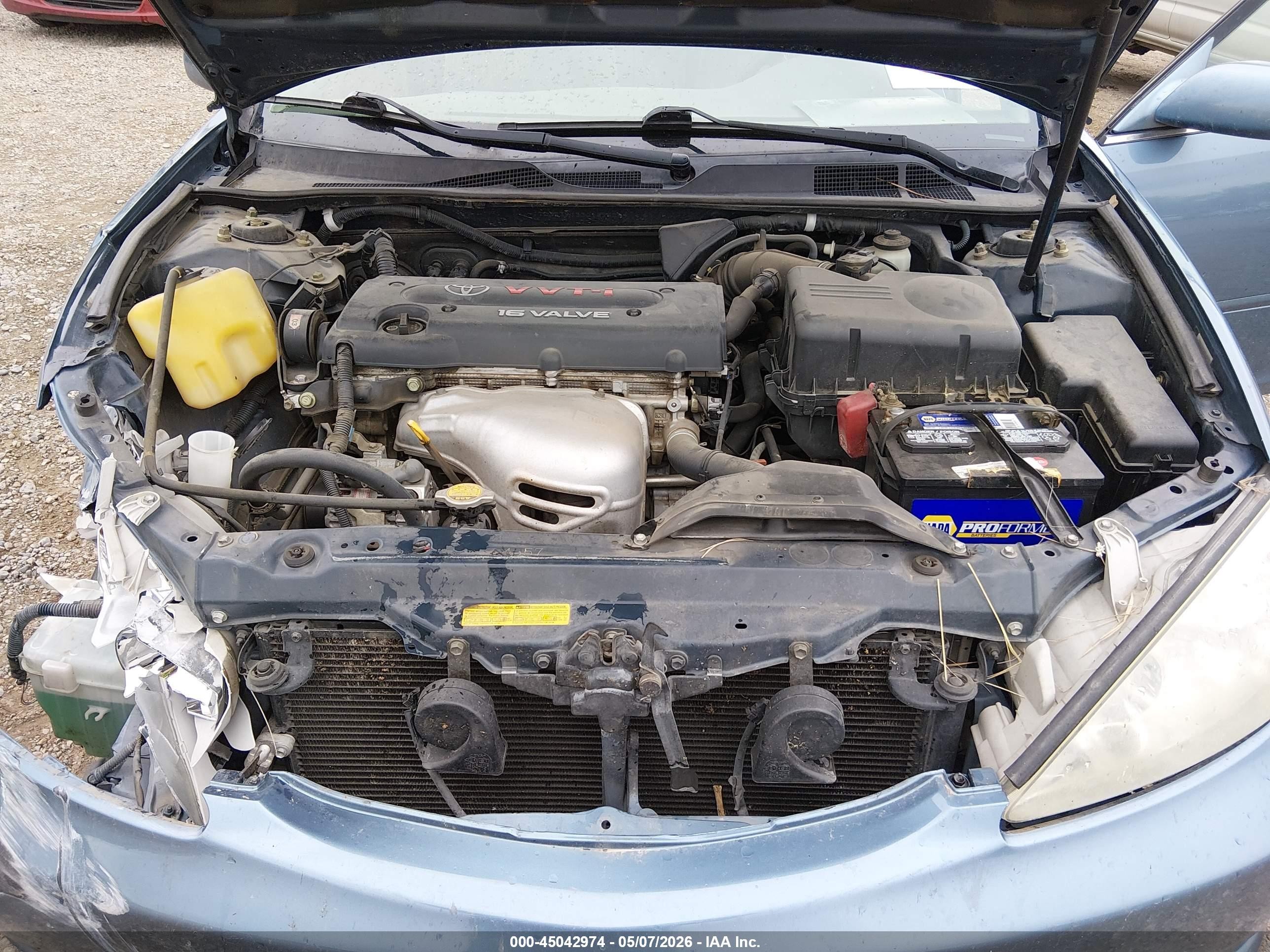 2003 Toyota Camry Le Light Blue vin: JTDBE32K330169685