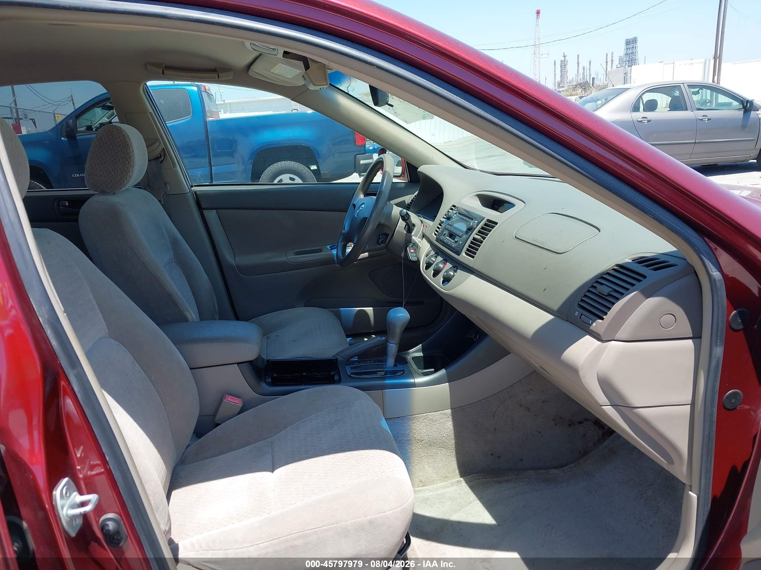 2002 Toyota Camry Le Burgundy vin: JTDBE32K420110644