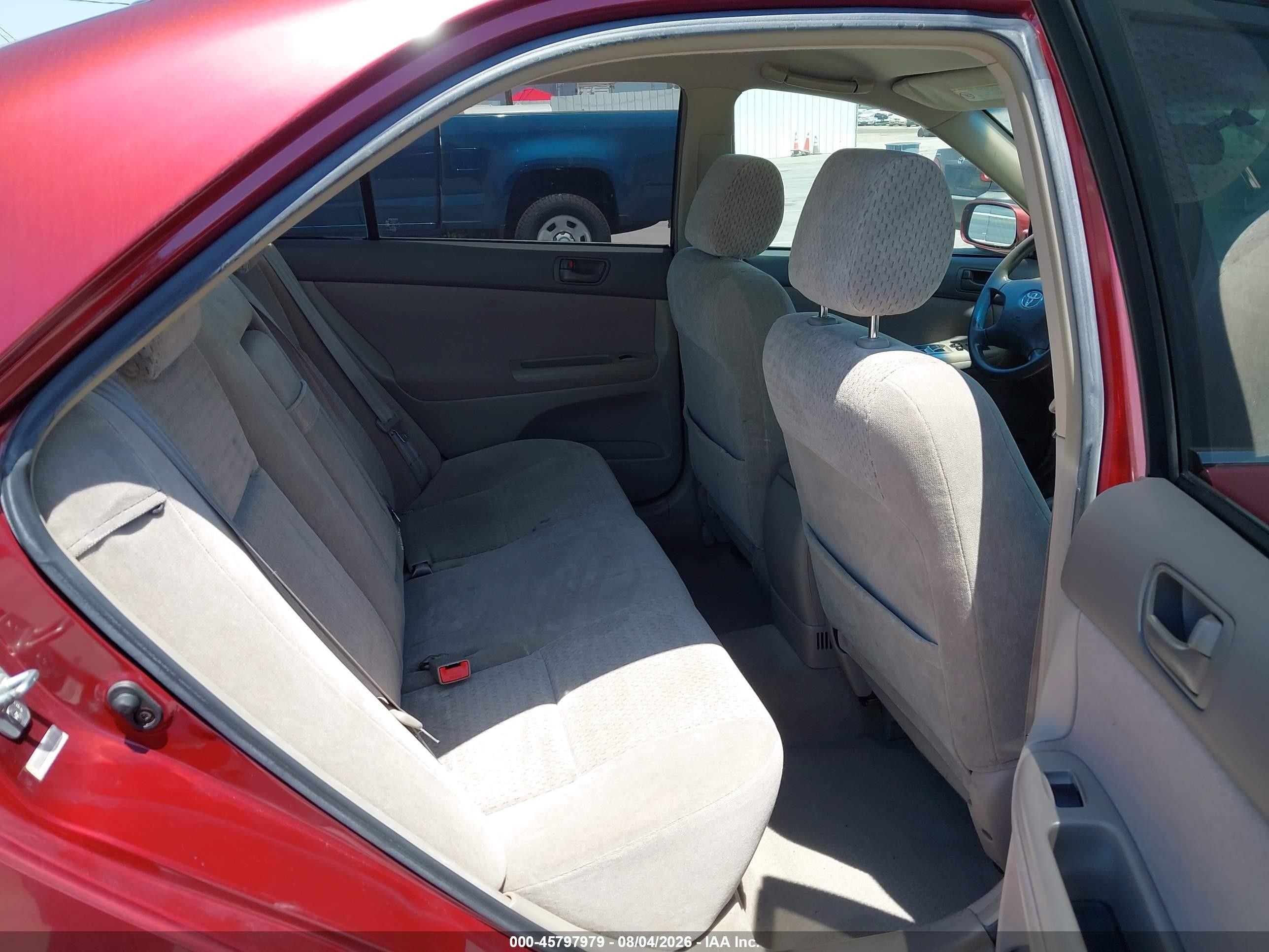 2002 Toyota Camry Le Burgundy vin: JTDBE32K420110644
