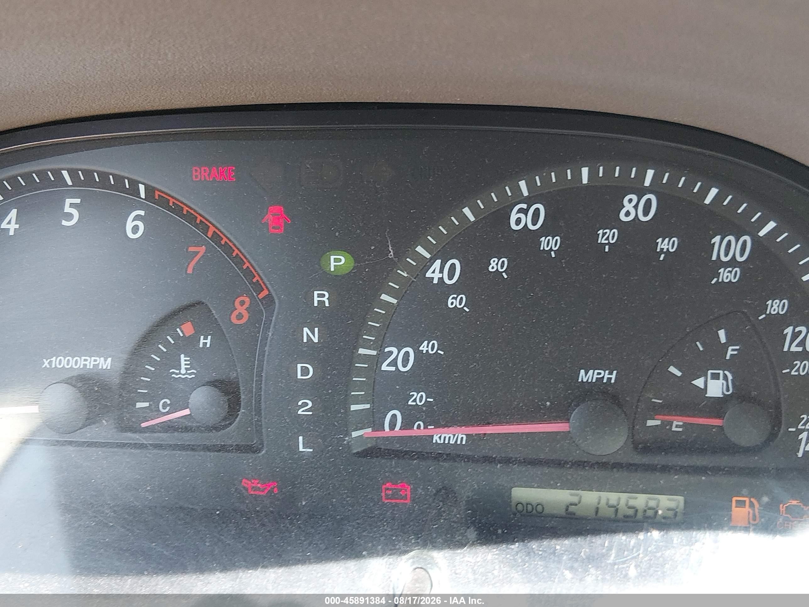 2003 Toyota Camry Le Red vin: JTDBE32K430158288