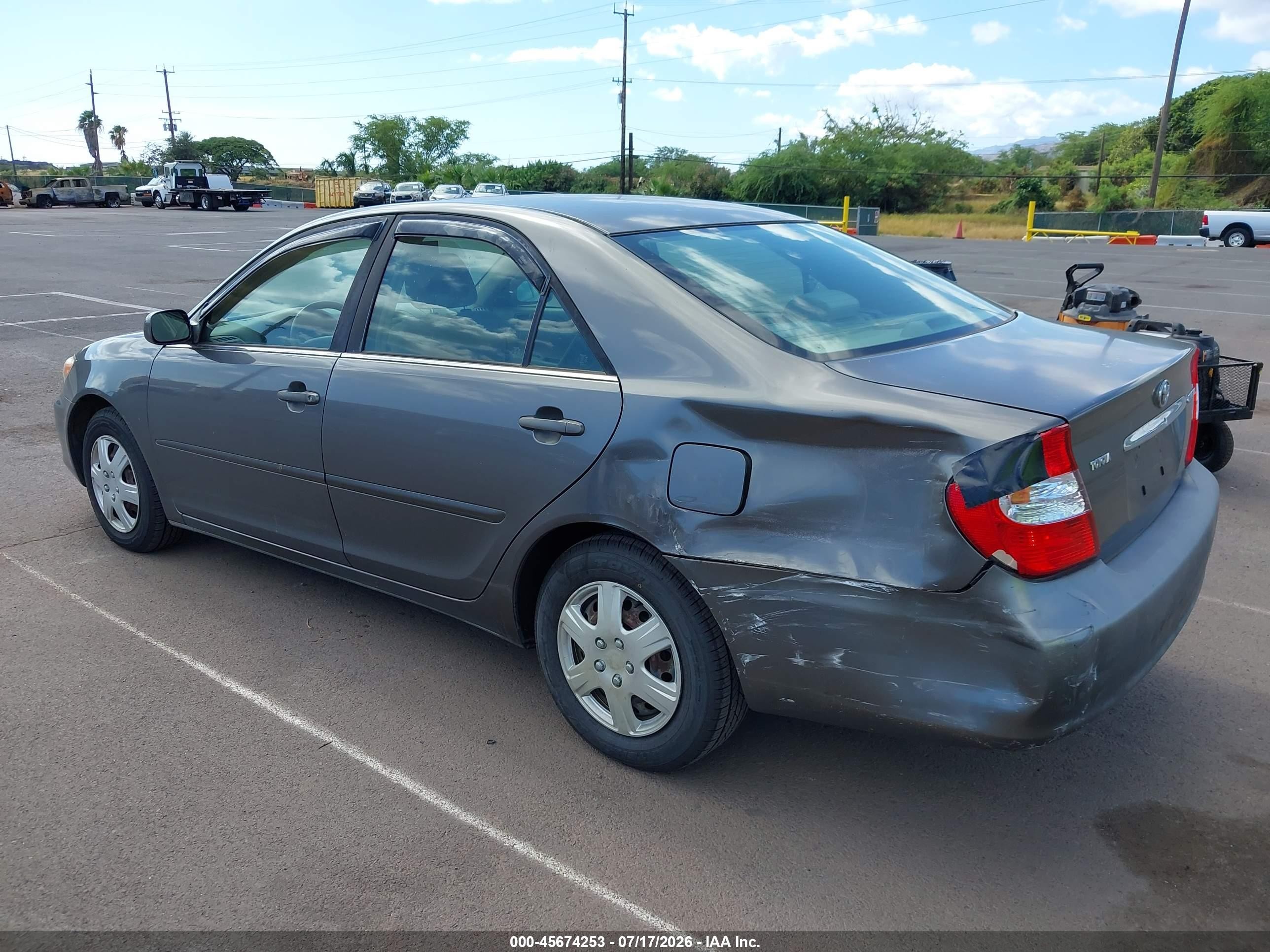 2004 Toyota Camry Le/se/std/xle Серый vin: JTDBE32K440287973