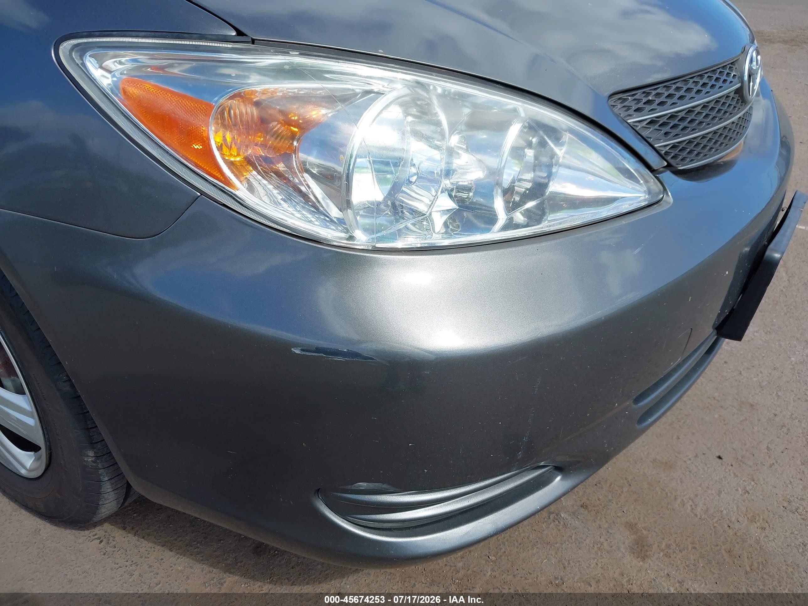2004 Toyota Camry Le/se/std/xle Серый vin: JTDBE32K440287973