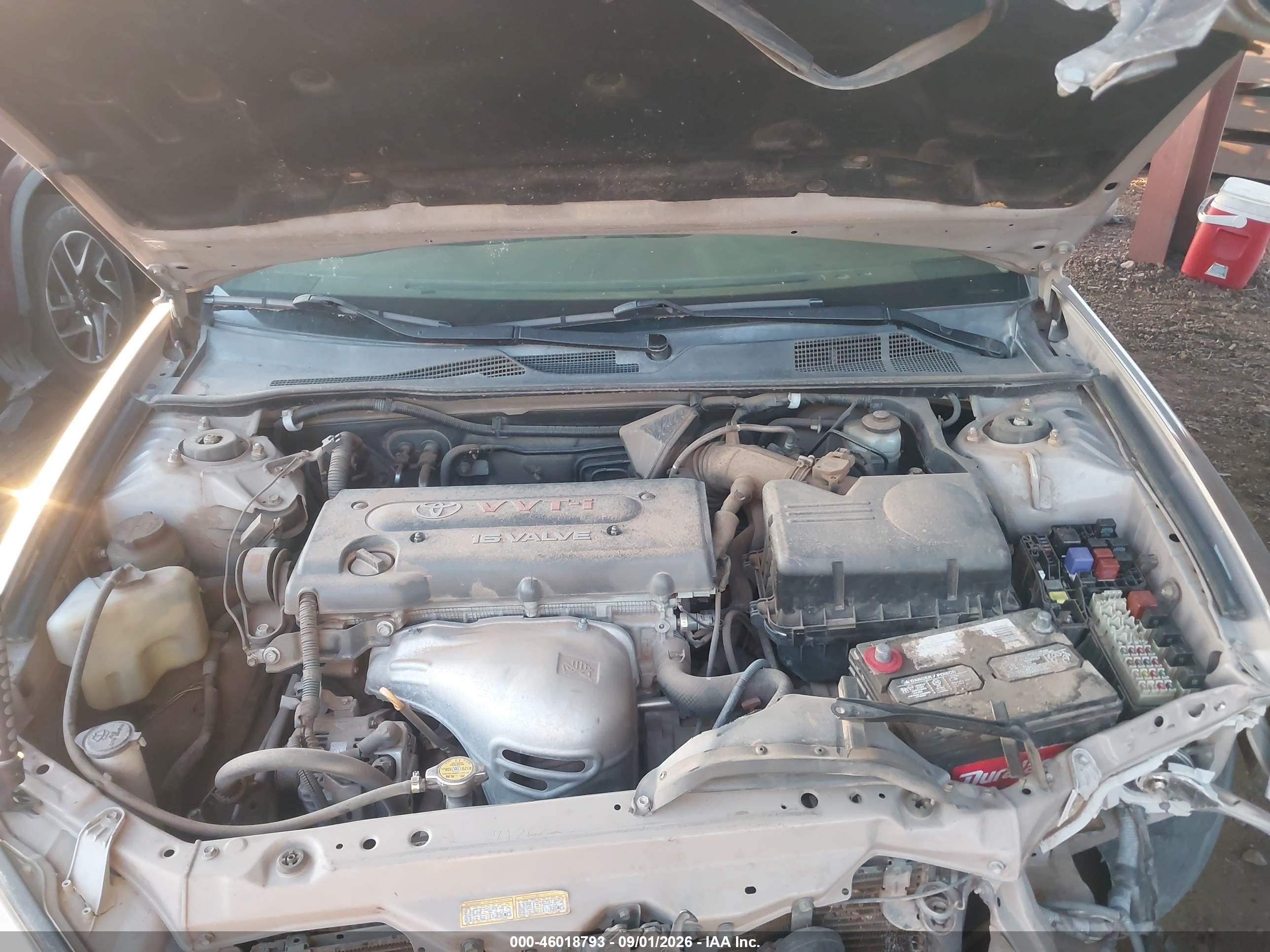 2002 Toyota Camry Le Золотой vin: JTDBE32K520008494