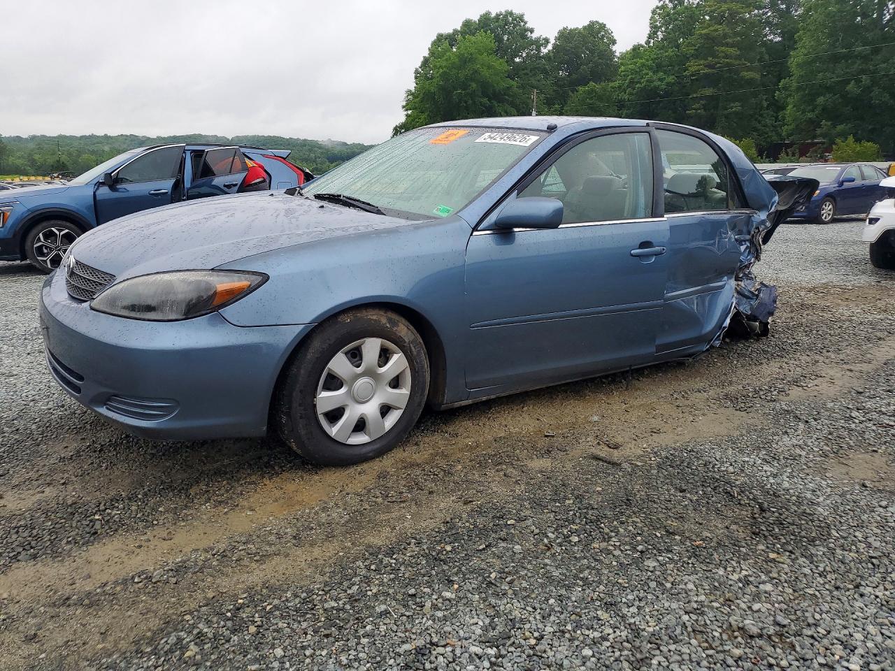 2002 Toyota Camry Blue vin: JTDBE32K620041925