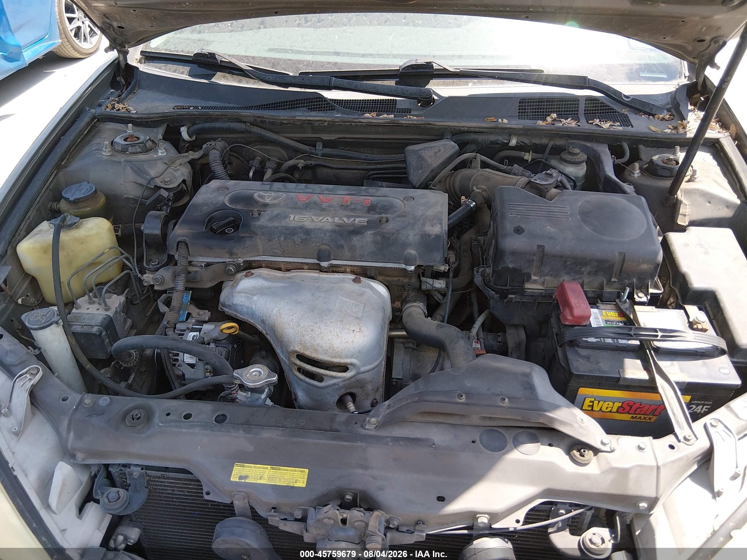 2004 Toyota Camry Le Желто-коричневый vin: JTDBE32K640245871
