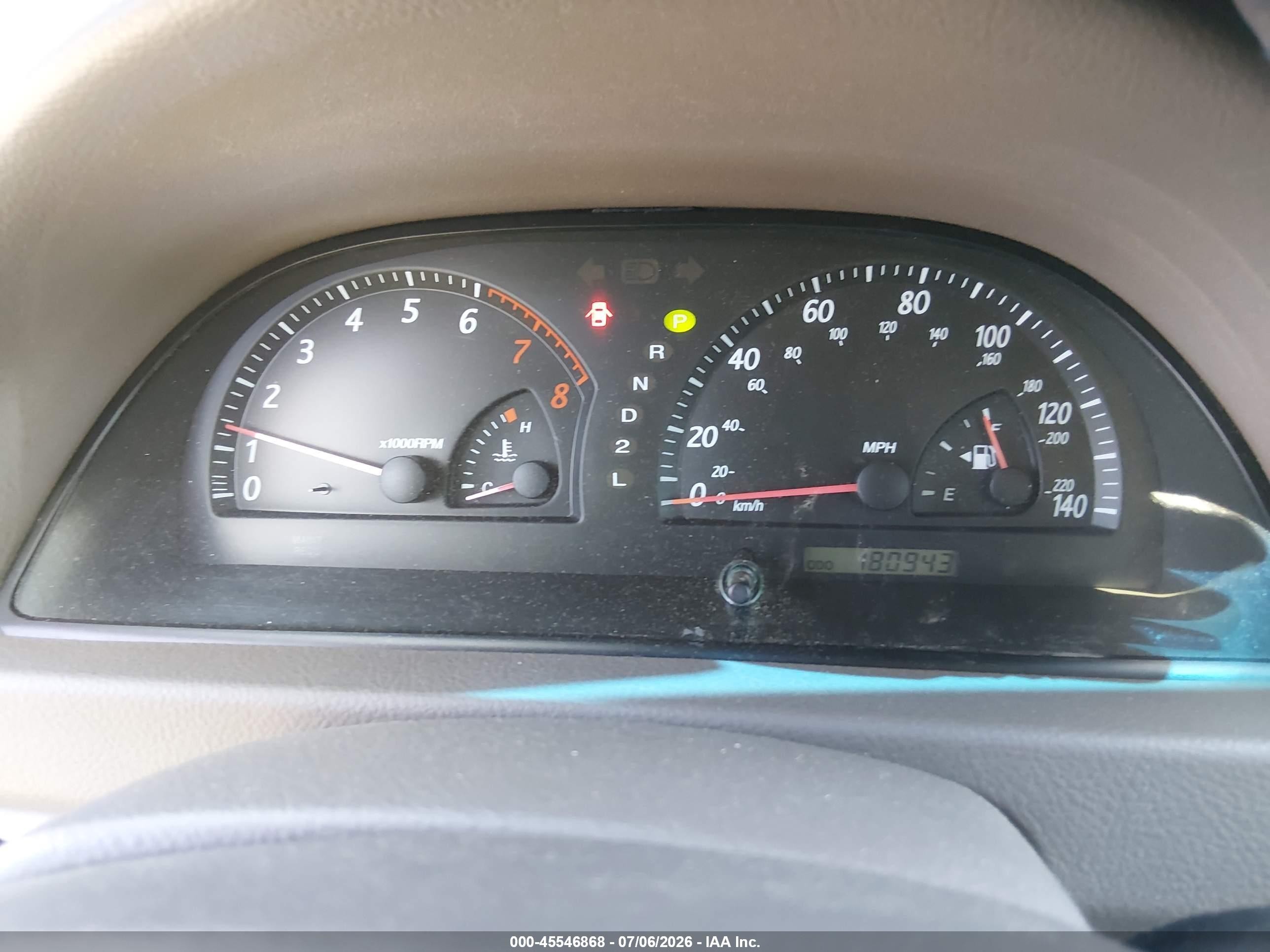 2004 Toyota Camry Le Blue vin: JTDBE32K640260337