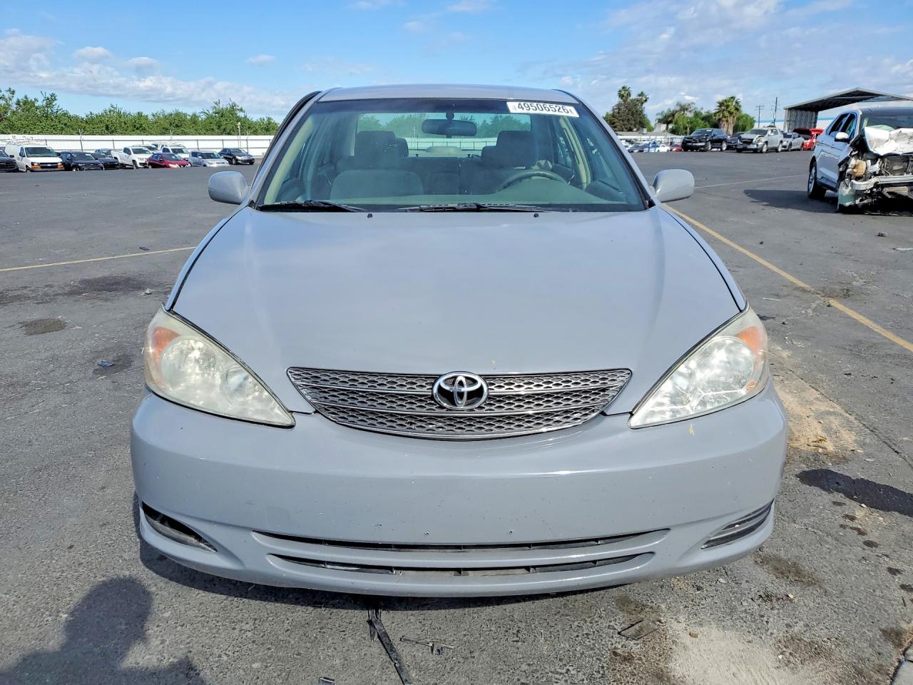 2003 Toyota Camry Le Gray vin: JTDBE32K730146698