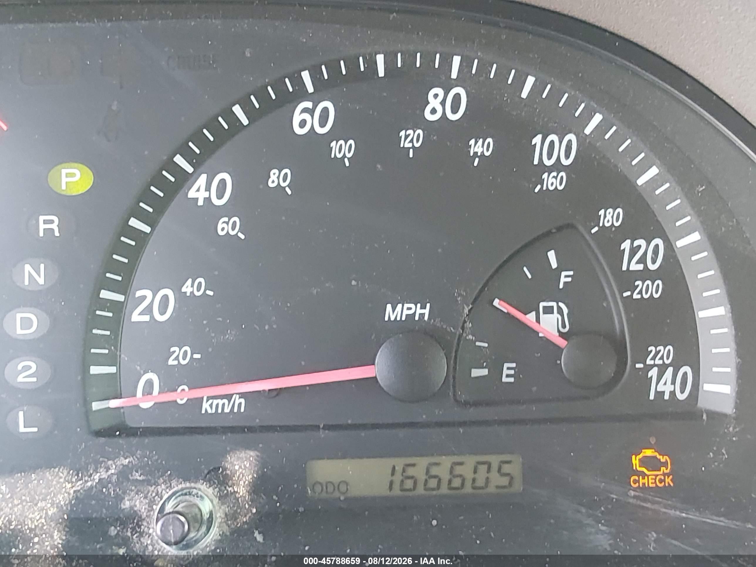 2003 Toyota Camry Le Red vin: JTDBE32K730170208
