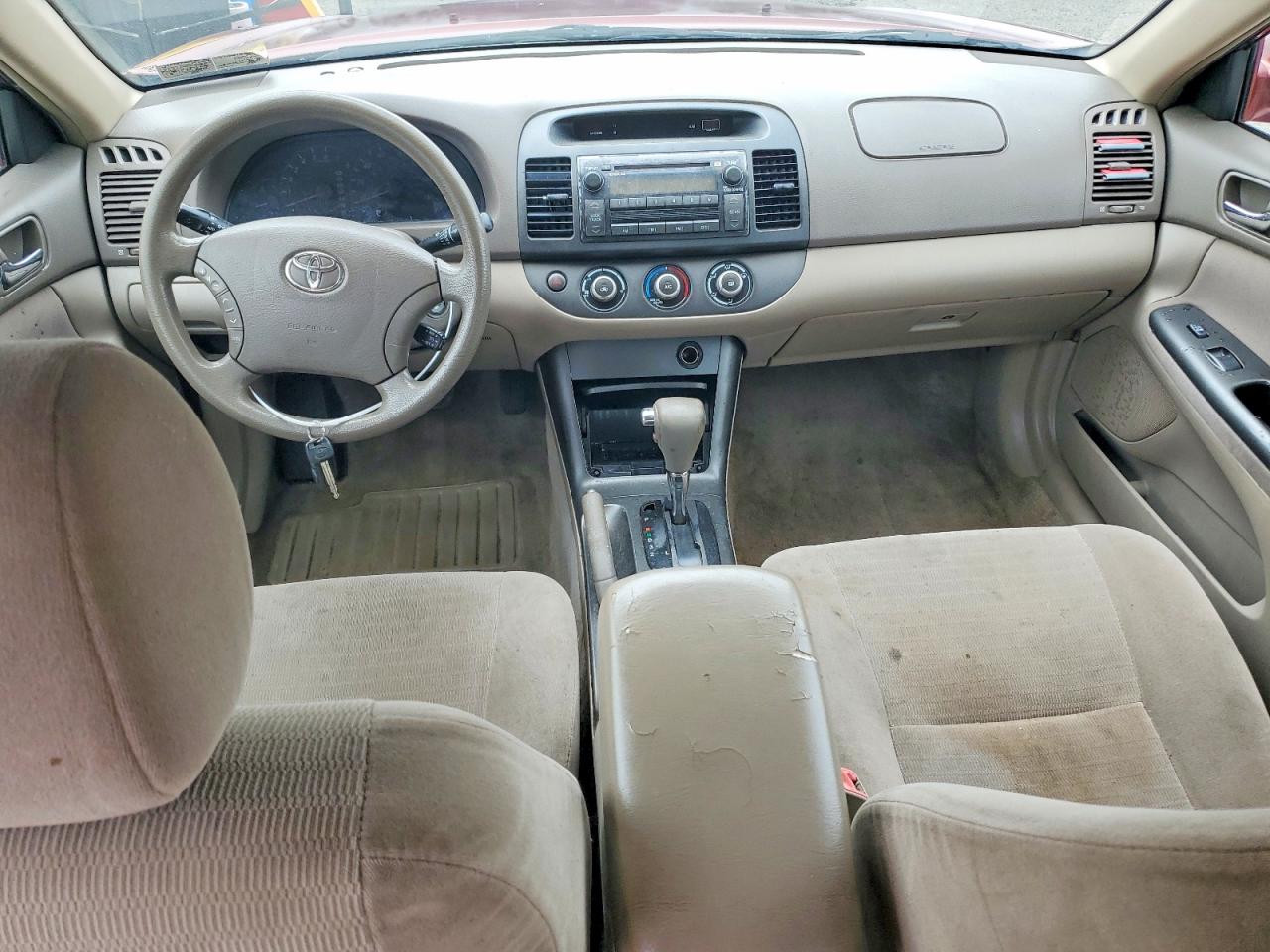 2005 Toyota Camry Le Burgundy vin: JTDBE32K753005941