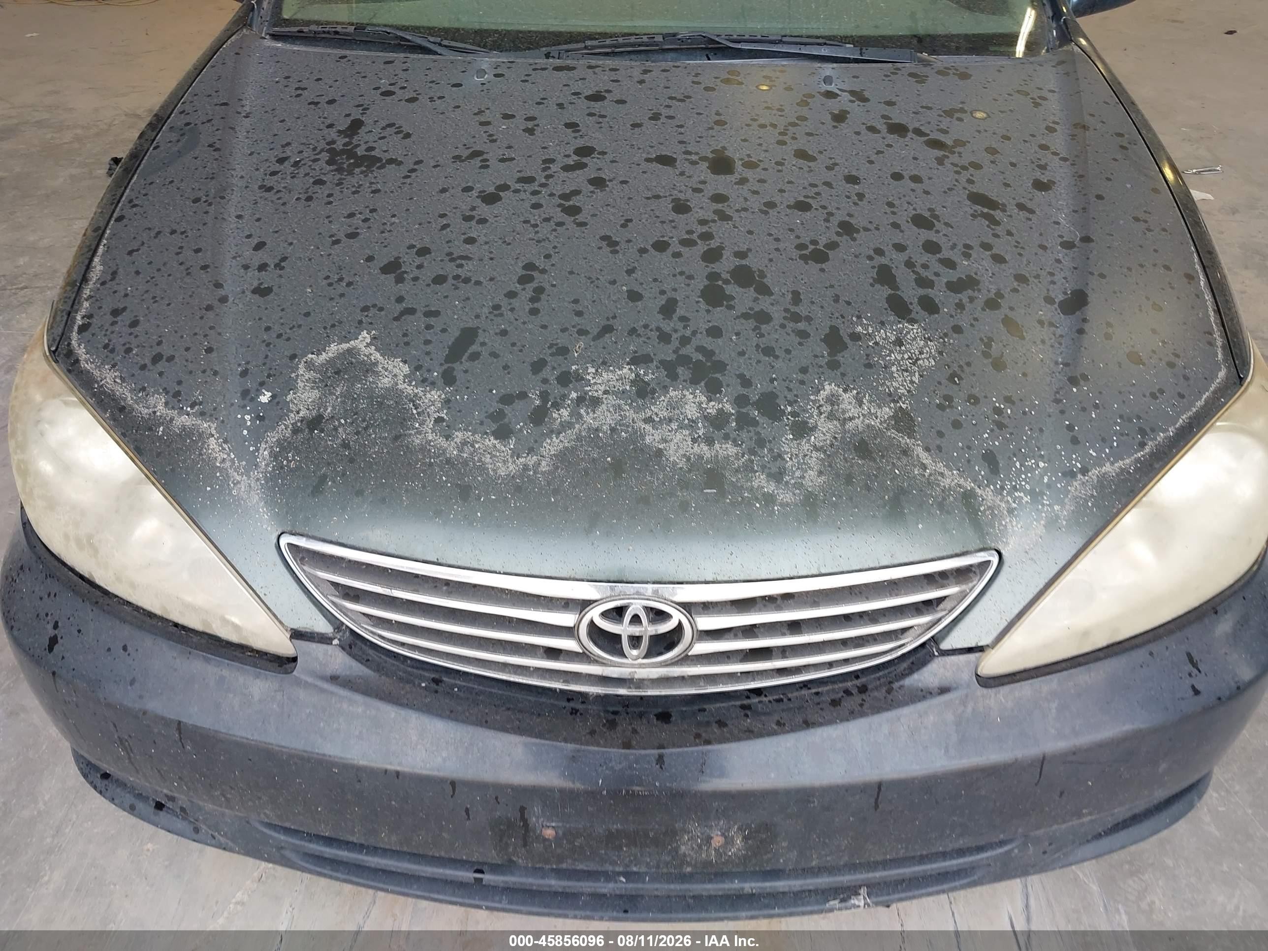 2005 Toyota Camry Le Black vin: JTDBE32K853023185