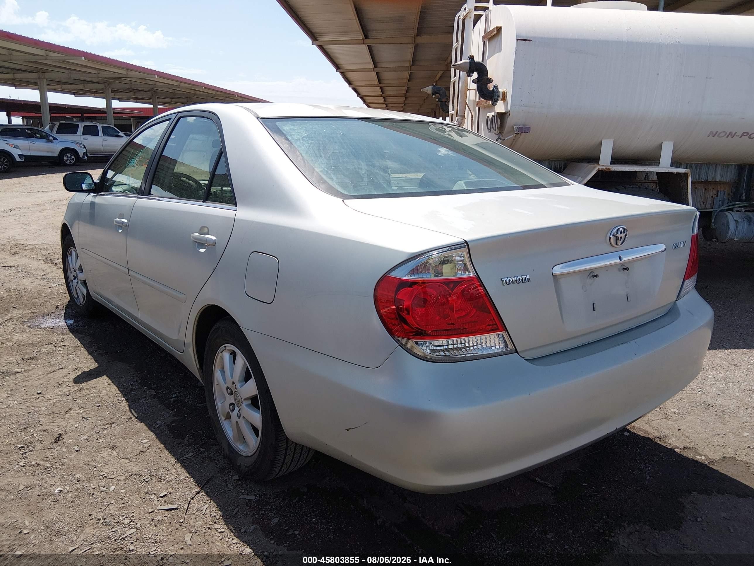 2006 Toyota Camry Std Silver vin: JTDBE32K863048704