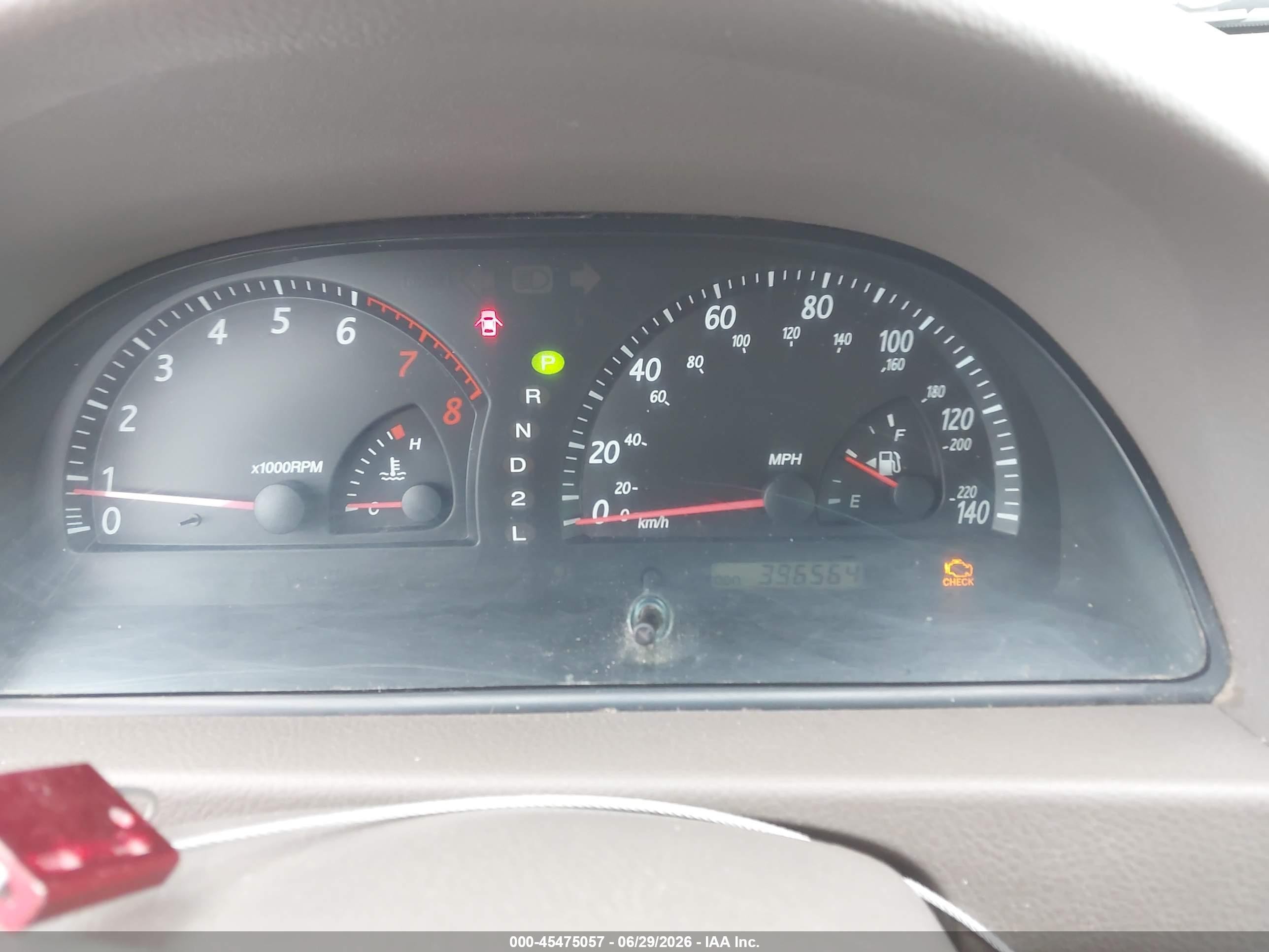 2003 Toyota Camry Xle Green vin: JTDBE32KX30153399