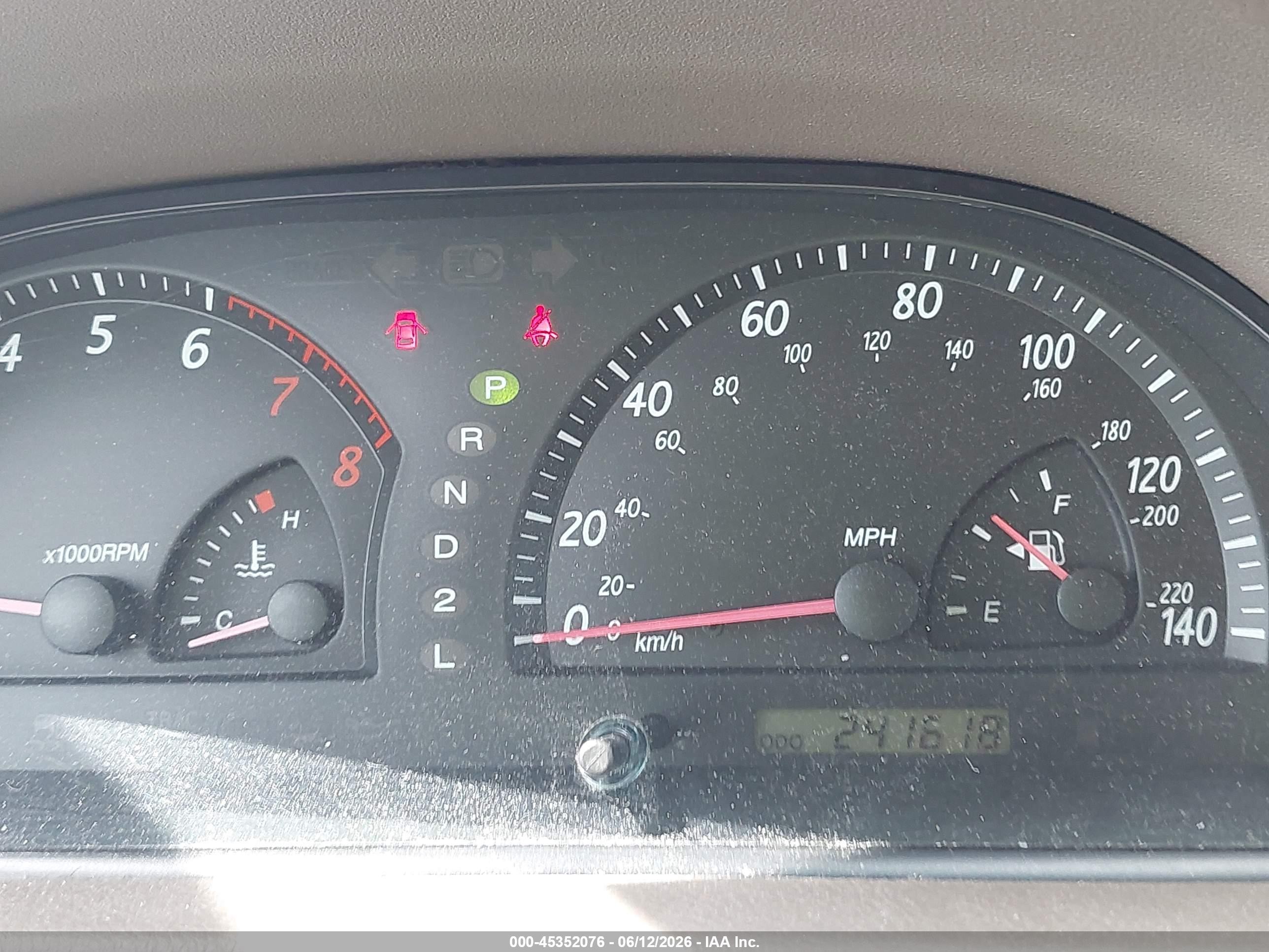 2003 Toyota Camry Le Blue vin: JTDBE32KX30227713