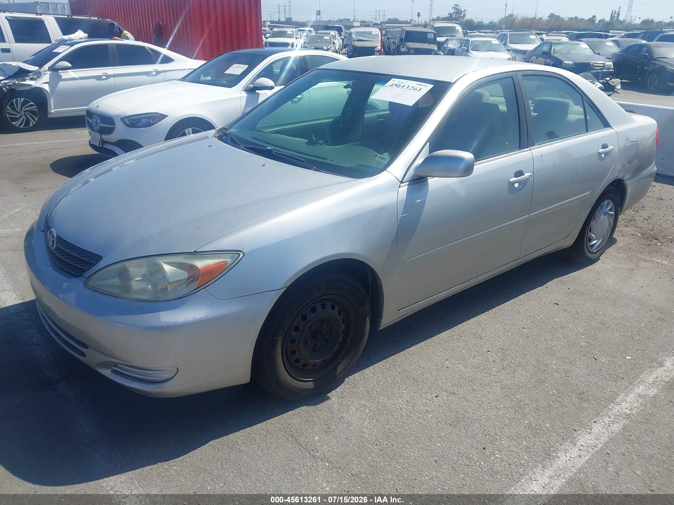2004 Toyota Camry Le/se/std/xle Silver vin: JTDBE32KX40270434