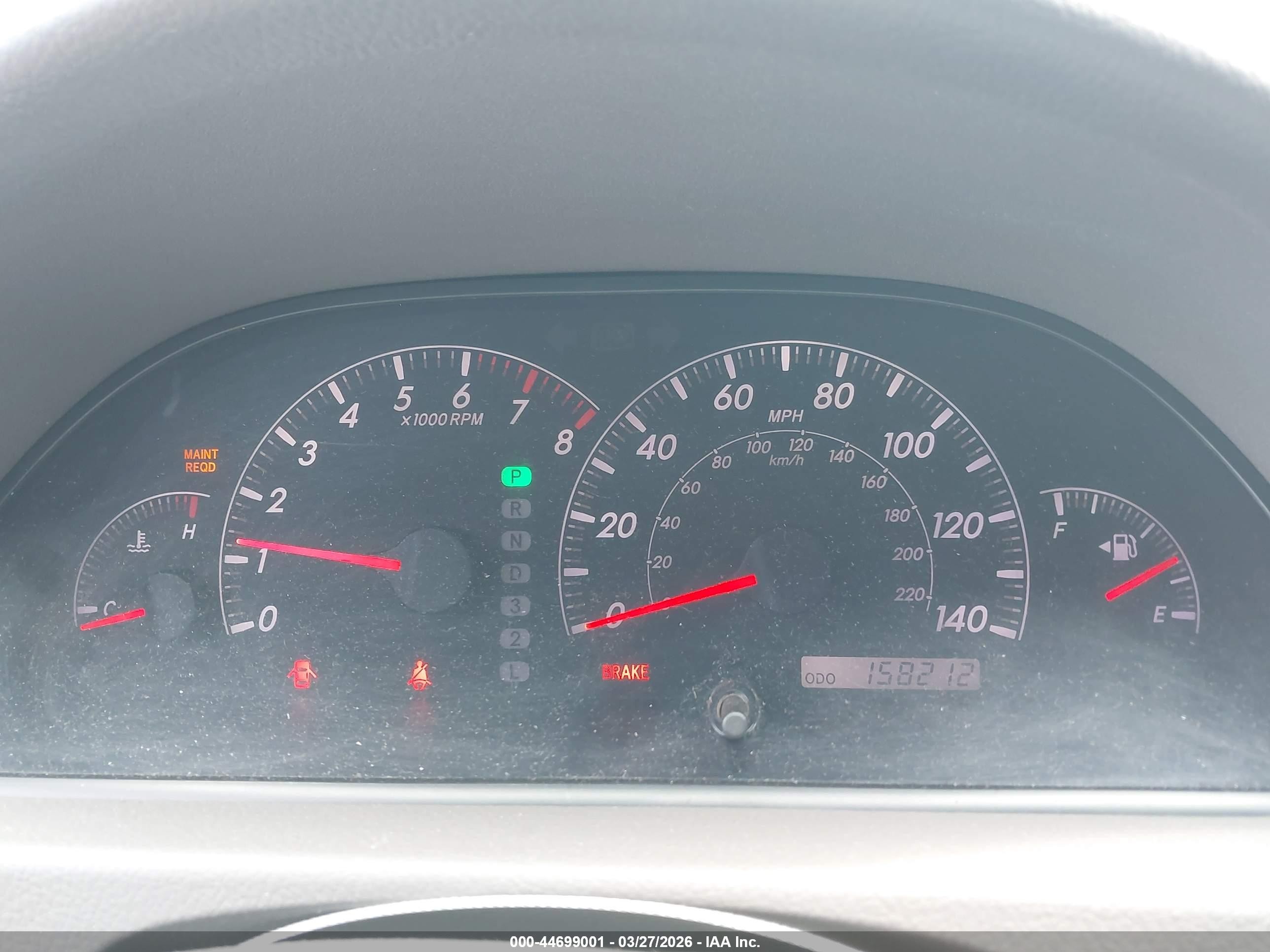 2005 Toyota Camry Le V6/xle V6 Blue vin: JTDBF30K050160770