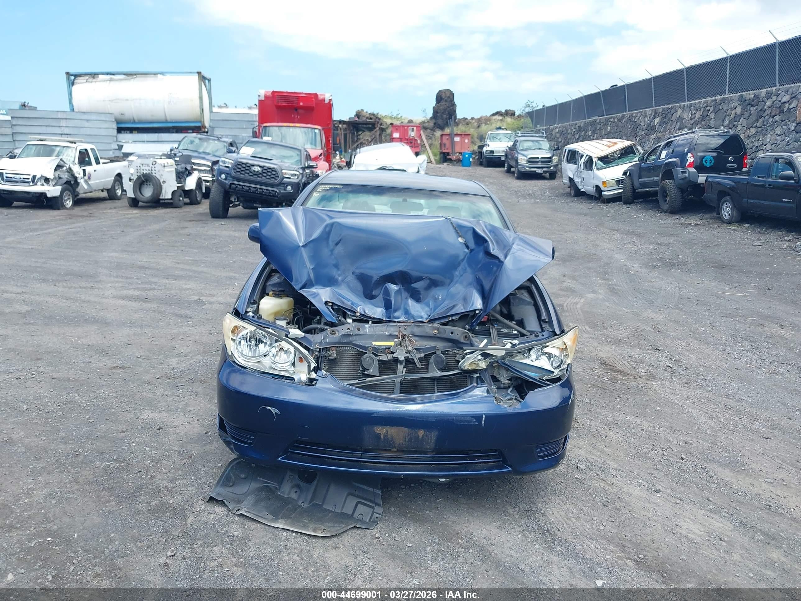 2005 Toyota Camry Le V6/xle V6 Blue vin: JTDBF30K050160770