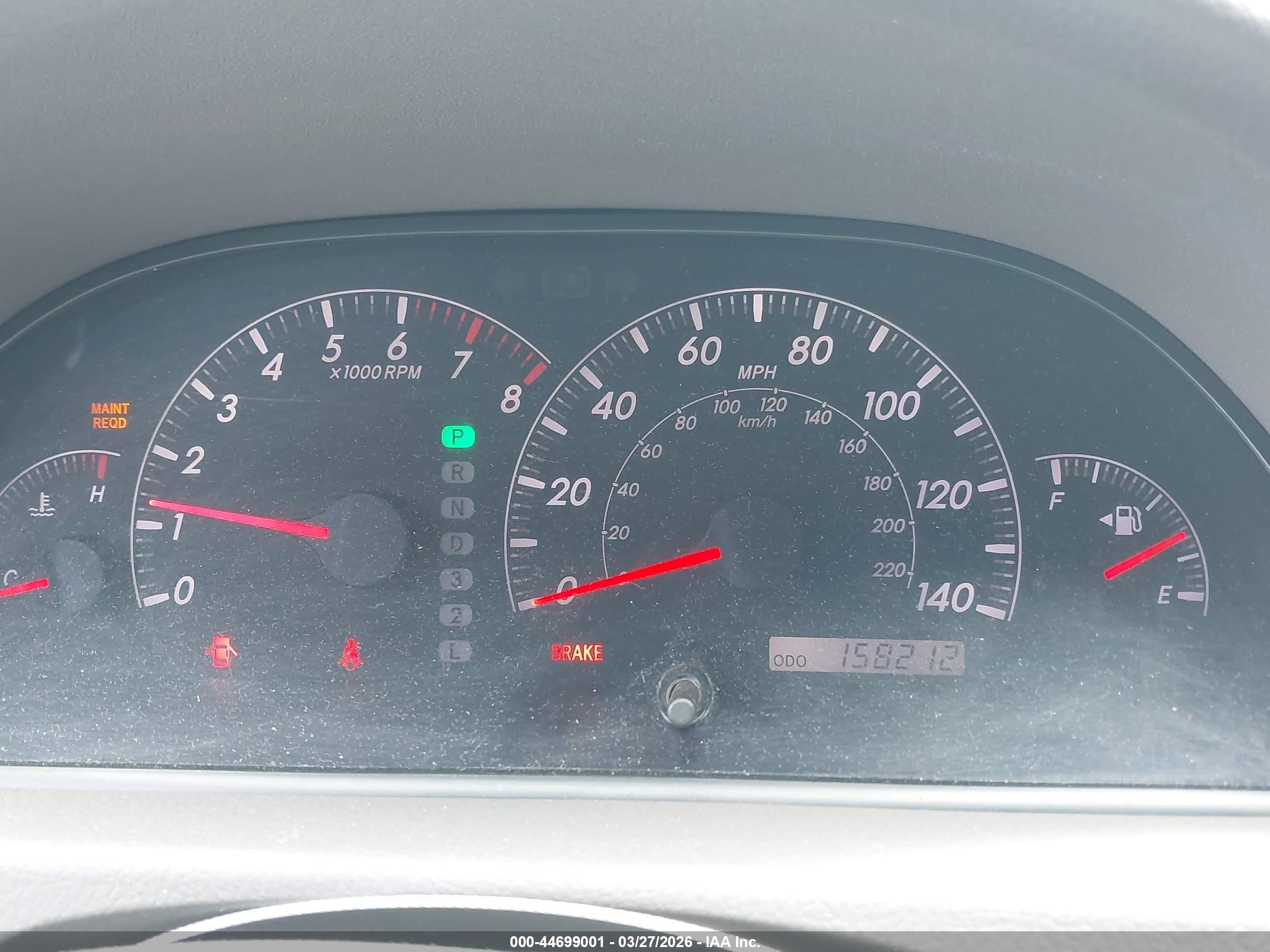 2005 Toyota Camry Le V6/xle V6 Blue vin: JTDBF30K050160770