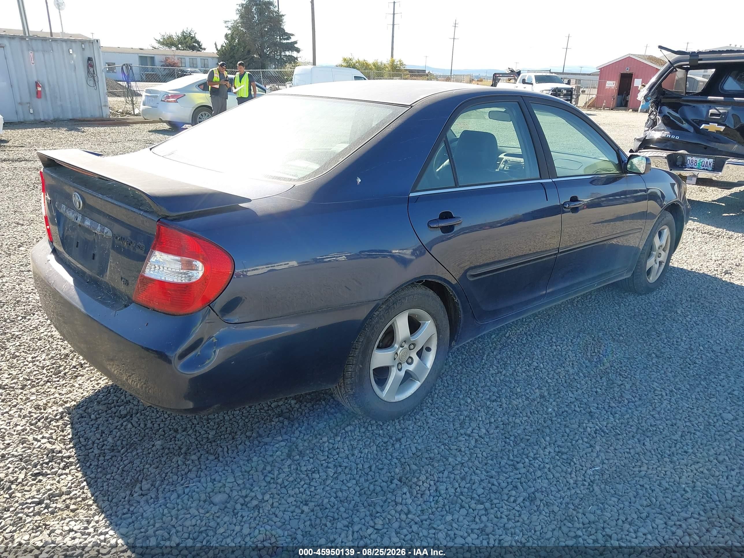2002 Toyota Camry Se V6 Blue vin: JTDBF30K120021596