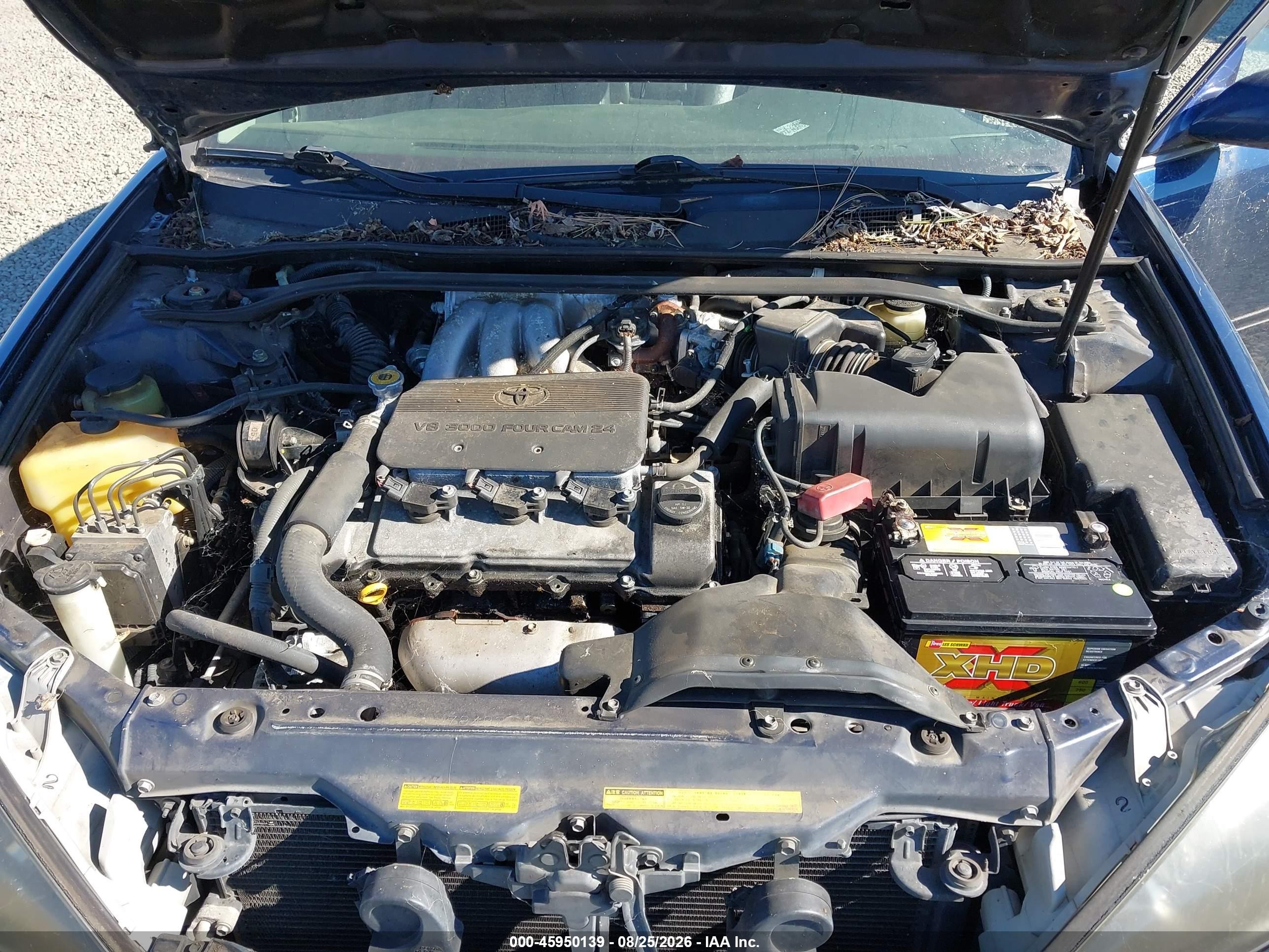2002 Toyota Camry Se V6 Blue vin: JTDBF30K120021596