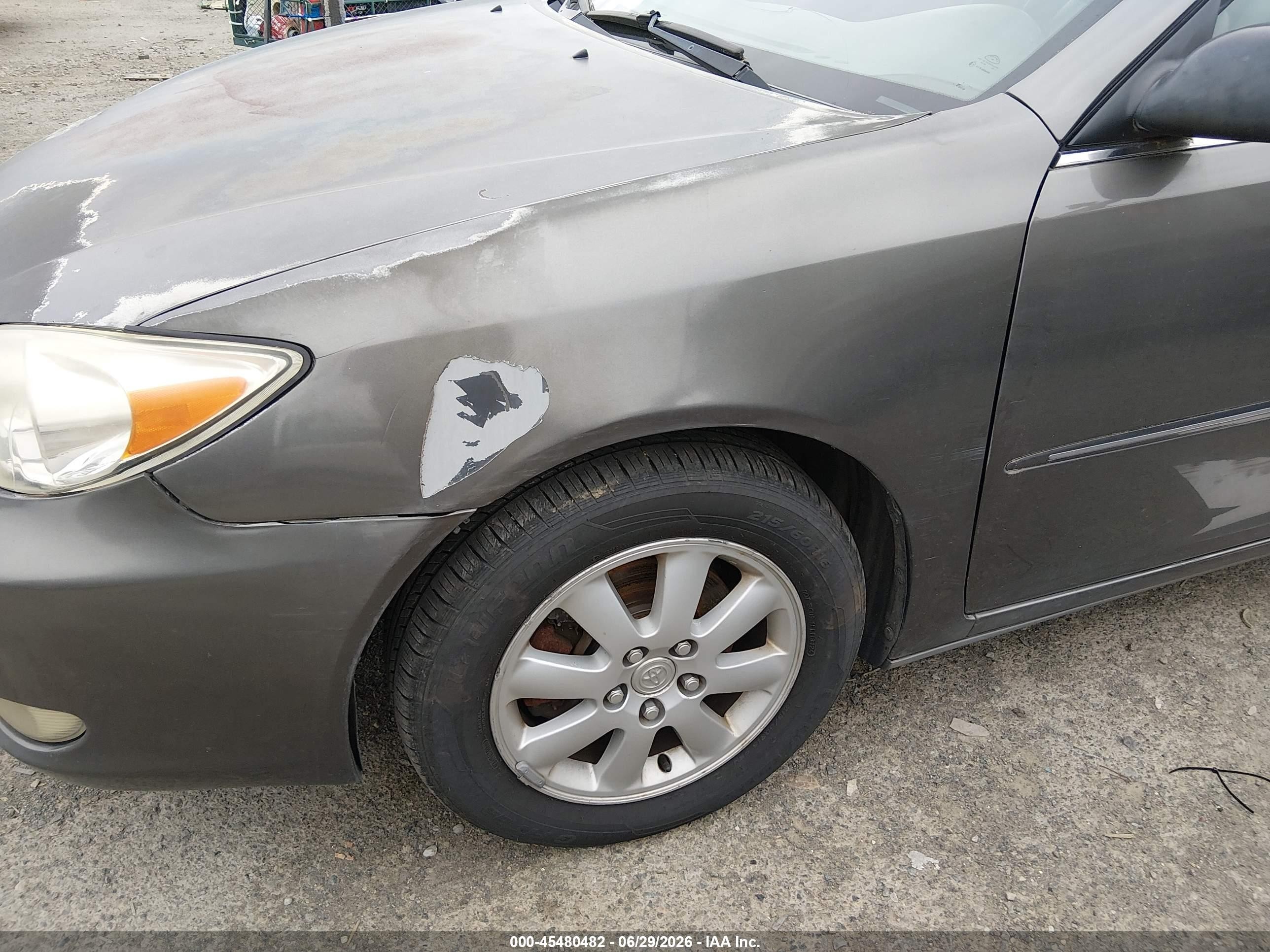2004 Toyota Camry Le/xle Gray vin: JTDBF30K240152555